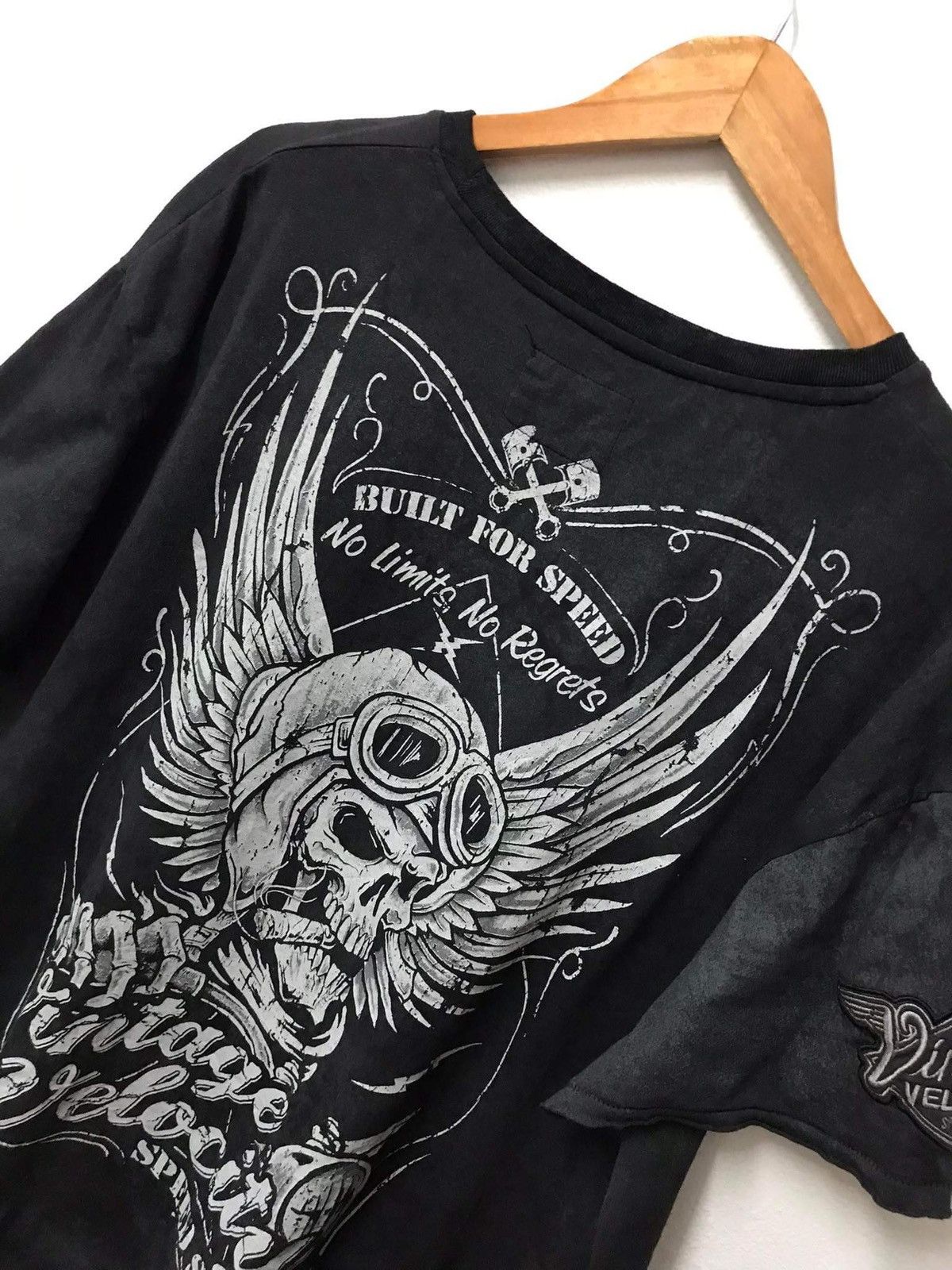 Affliction × Ed Hardy Lethal Threat Affliction Skull Graphics Tee Speed Shop Size US XXL / EU 58 / 5 - 4 Thumbnail
