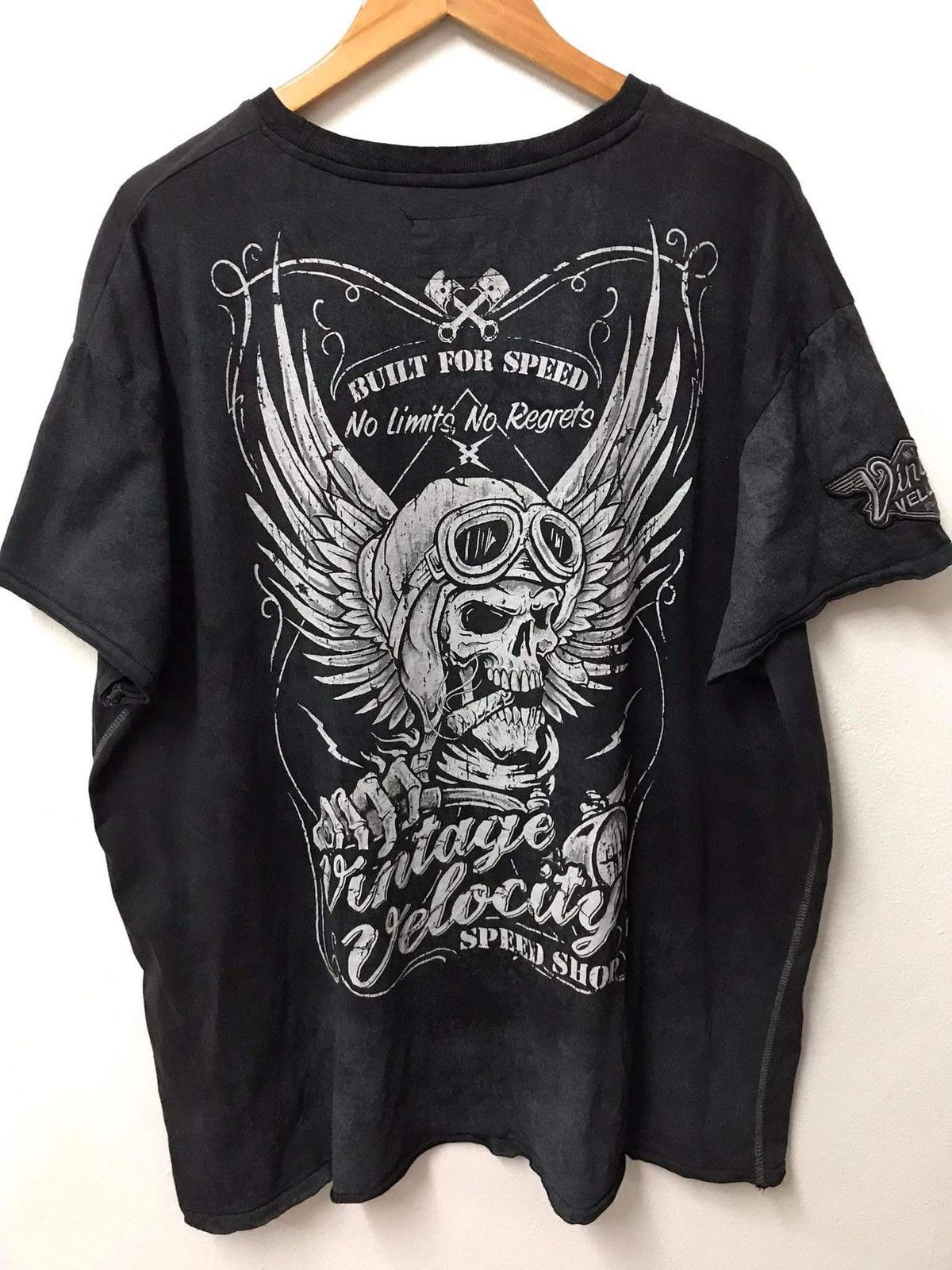 Affliction × Ed Hardy Lethal Threat Affliction Skull Graphics Tee Speed Shop Size US XXL / EU 58 / 5 - 1 Thumbnail