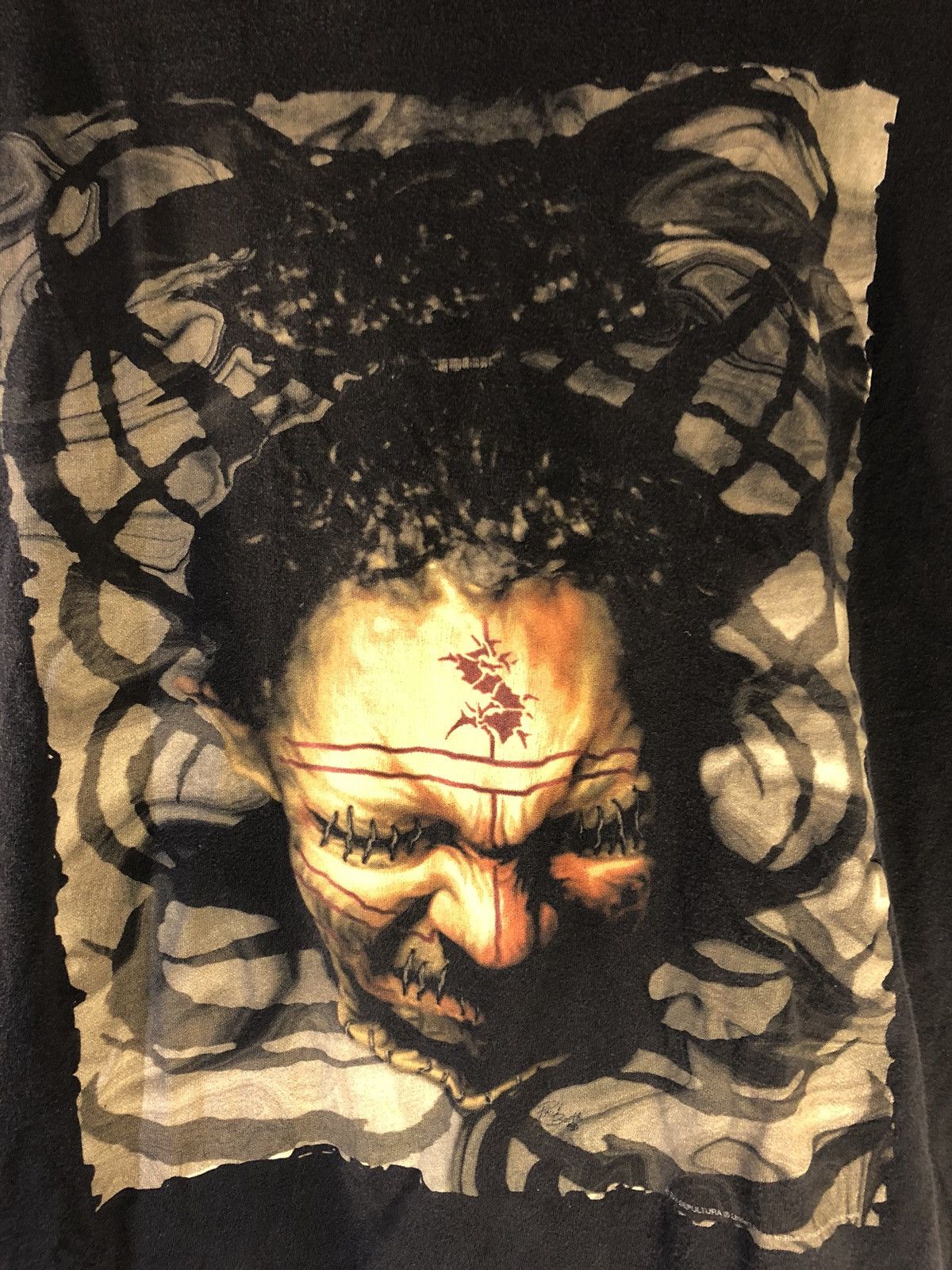 Band Tees Vintage Travis Scott Sepultra 2000 Tee Size US XL / EU 56 / 4 - 3 Thumbnail
