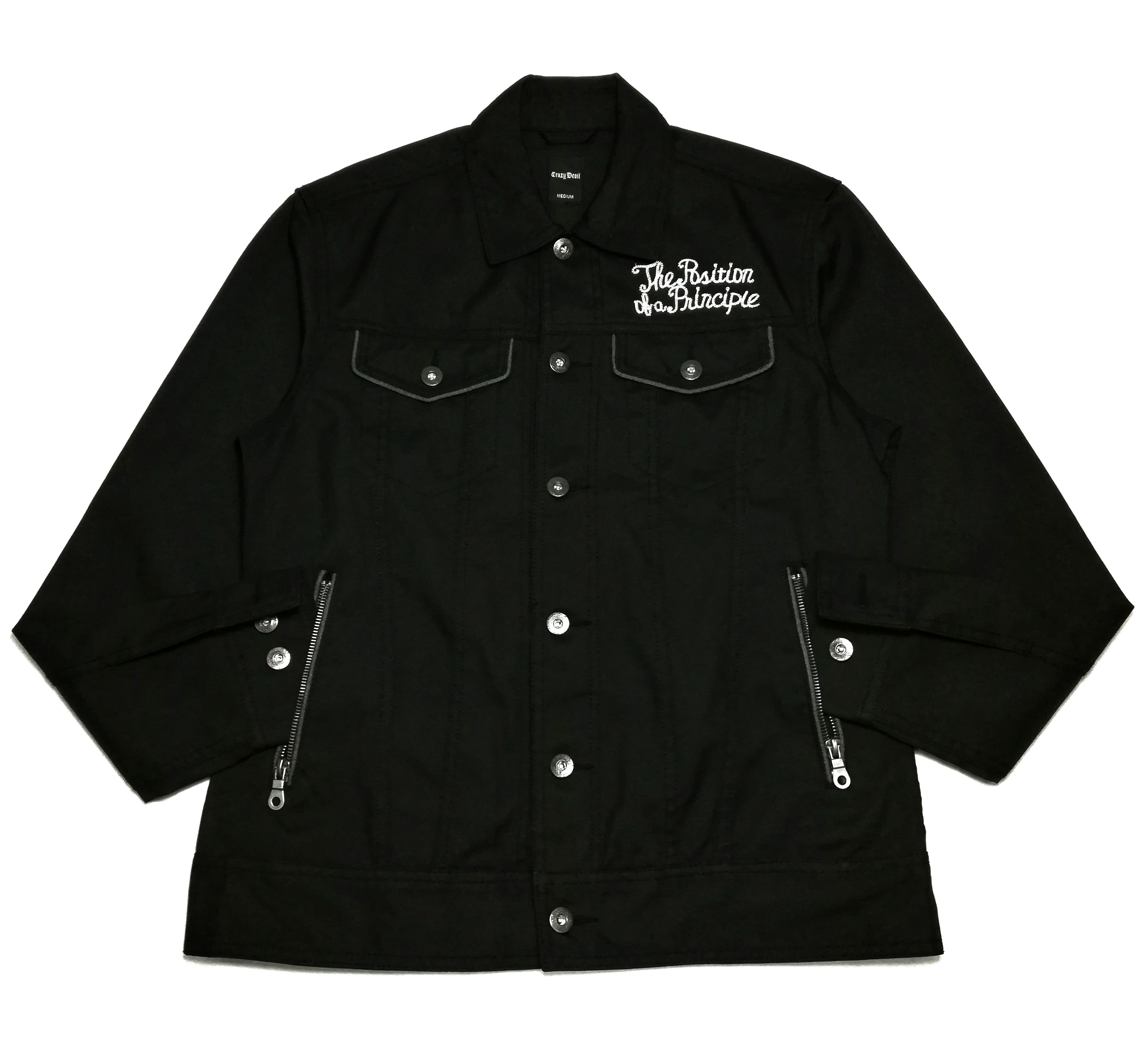 Japanese Brand × Vintage 🔥Crazy Devil The Position Of A Principle Button Up Jacket Size US S / EU 44-46 / 1 - 1 Thumbnail
