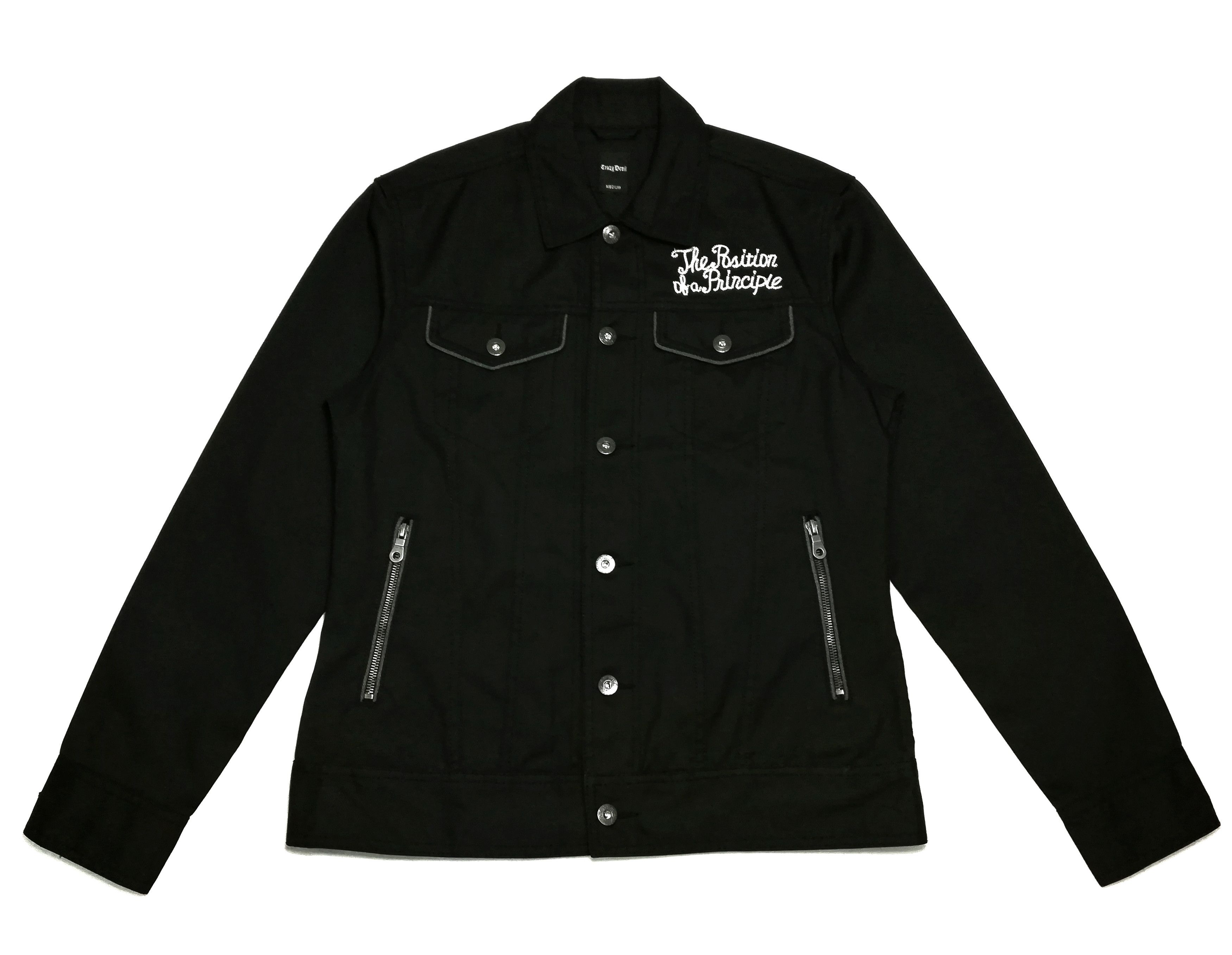 Japanese Brand × Vintage 🔥Crazy Devil The Position Of A Principle Button Up Jacket Size US S / EU 44-46 / 1 - 2 Thumbnail