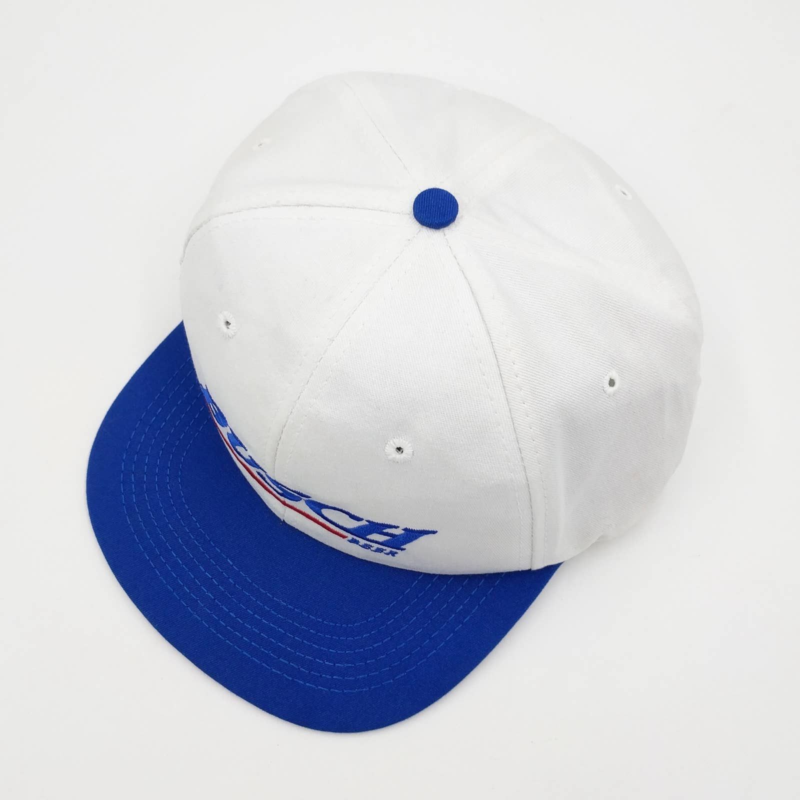 Vintage Vintage Busch Beer Snapback Trucker Hat 90s Licensed USA Size ONE SIZE - 4 Thumbnail