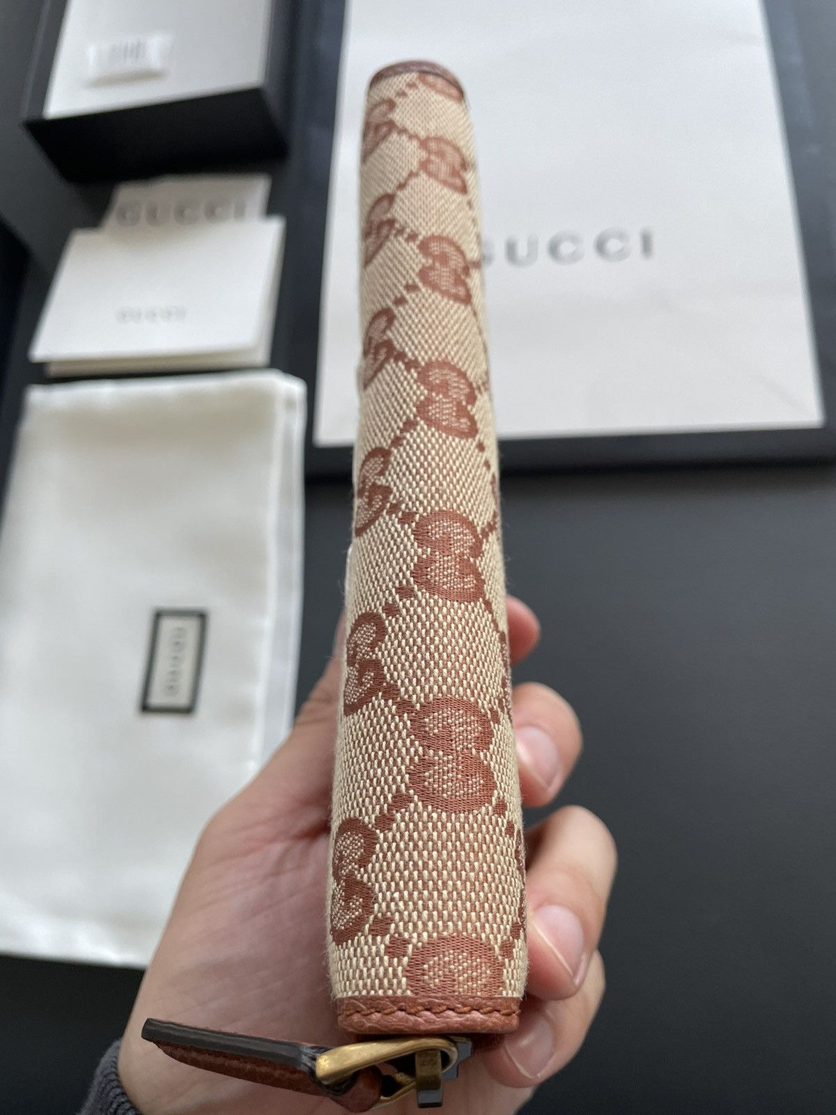 Gucci × New York Yankees Rare Brand NEW Sold Out Limited Super Runway GG Logo Wallet Size ONE SIZE - 15 Thumbnail