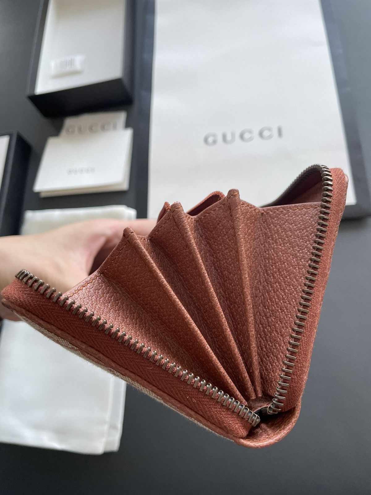 Gucci × New York Yankees Rare Brand NEW Sold Out Limited Super Runway GG Logo Wallet Size ONE SIZE - 18 Thumbnail