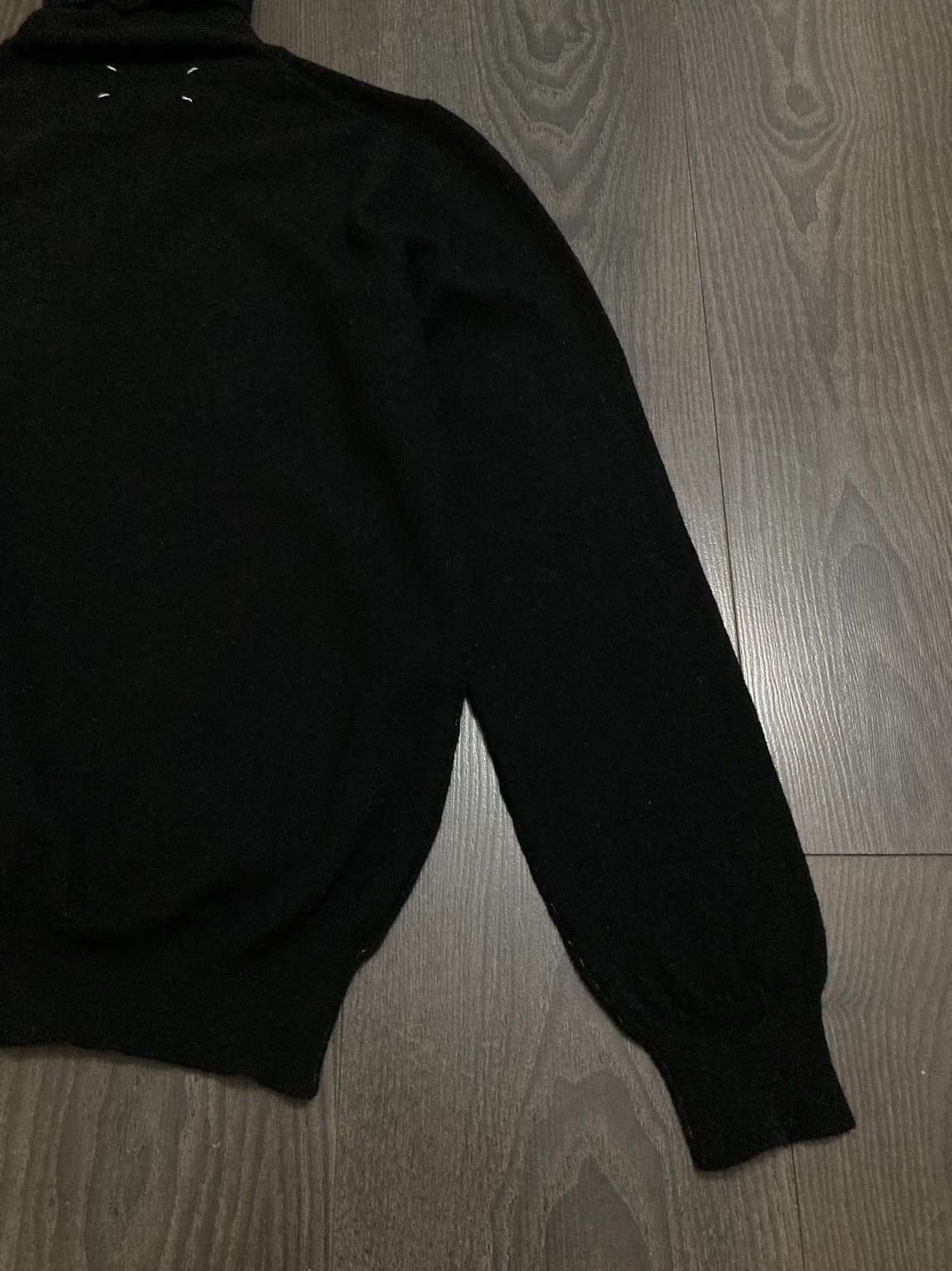Maison Margiela MAISON MARGIELA Turtleneck Black Wool Sweater Size US S / EU 44-46 / 1 - 6 Thumbnail