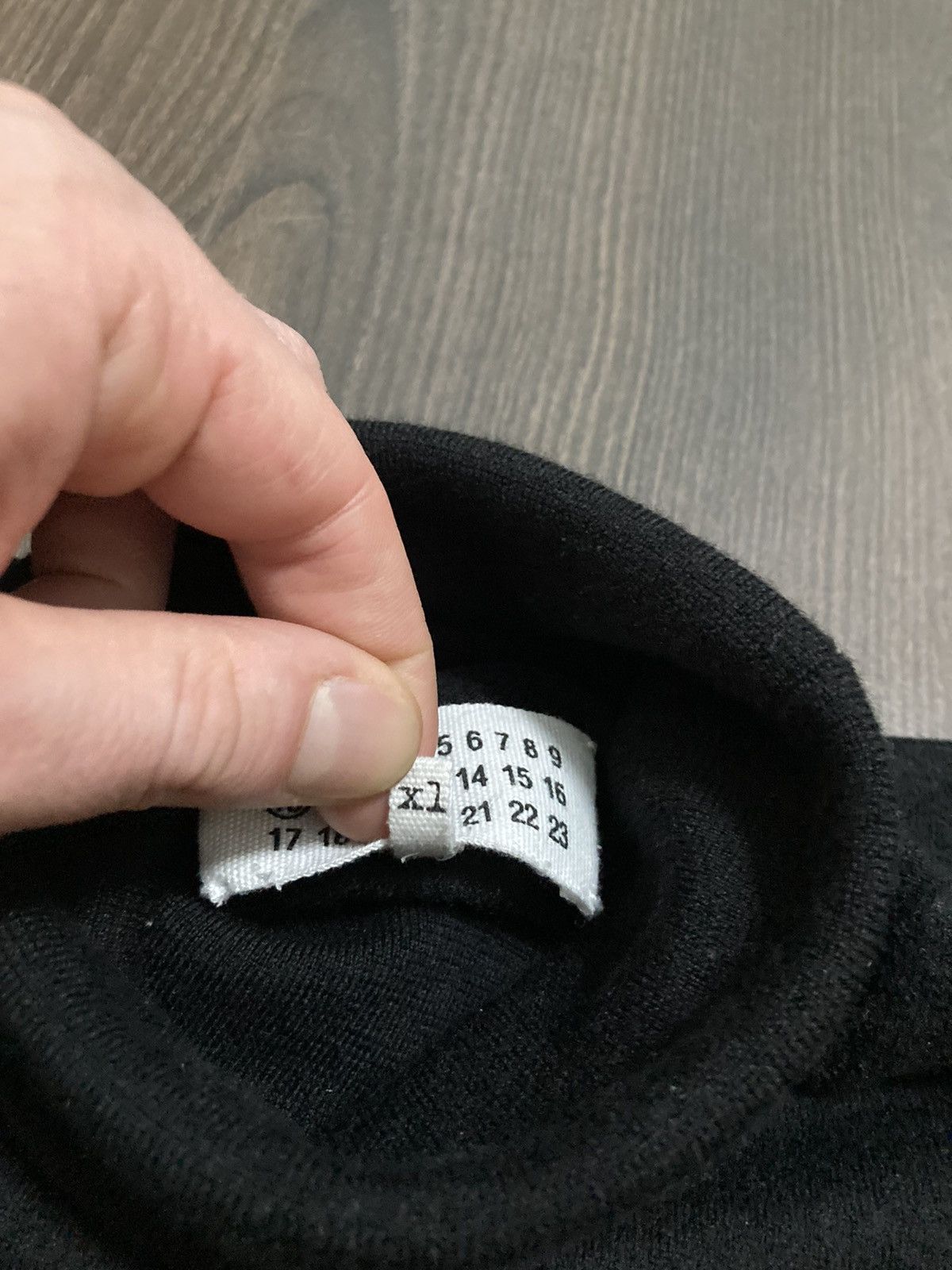 Maison Margiela MAISON MARGIELA Turtleneck Black Wool Sweater Size US S / EU 44-46 / 1 - 10 Thumbnail