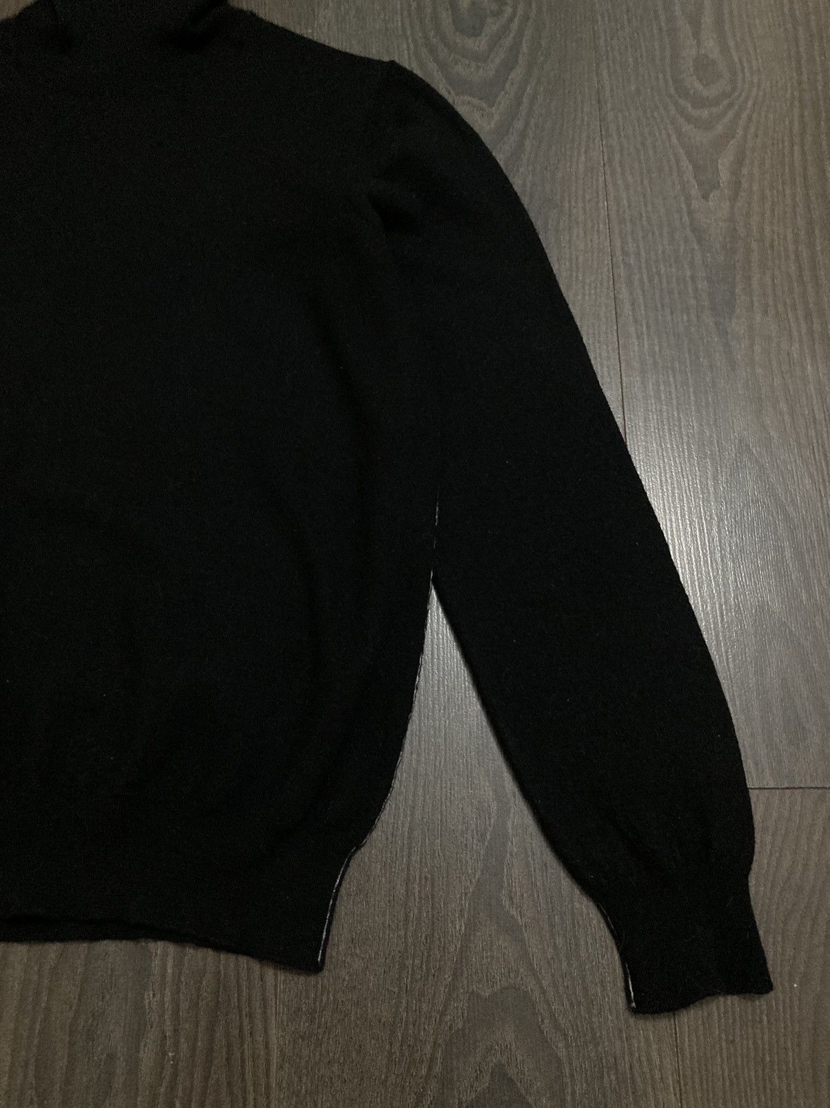 Maison Margiela MAISON MARGIELA Turtleneck Black Wool Sweater Size US S / EU 44-46 / 1 - 8 Thumbnail