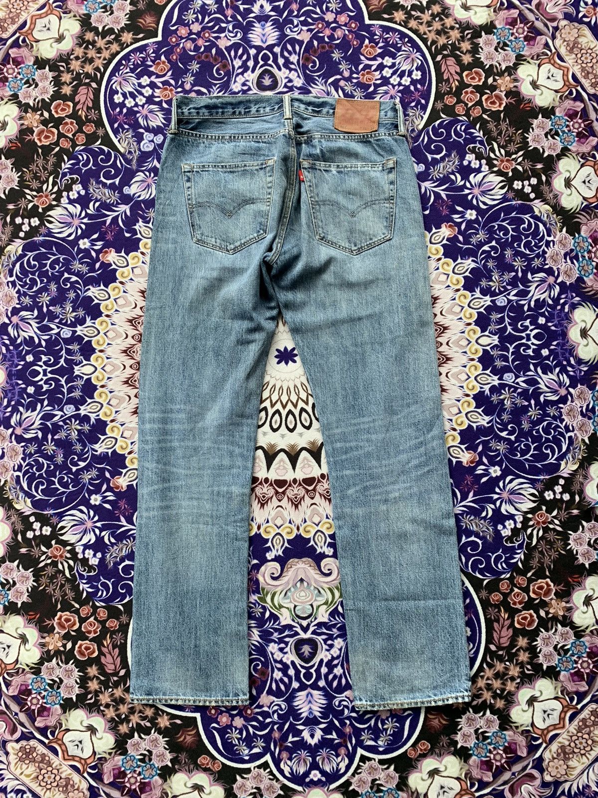 Levi's Levis 501 Faded Wash Denim Size US 33 - 9 Thumbnail