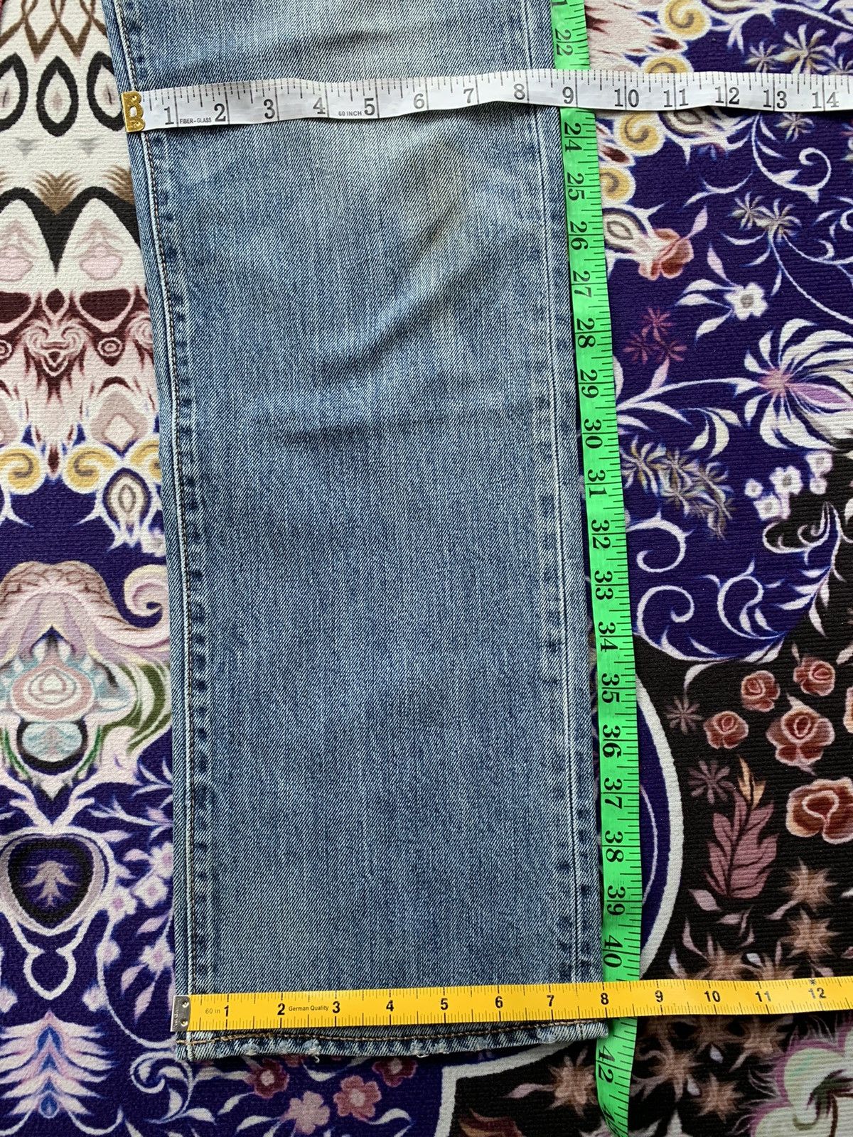 Levi's Levis 501 Faded Wash Denim Size US 33 - 14 Thumbnail