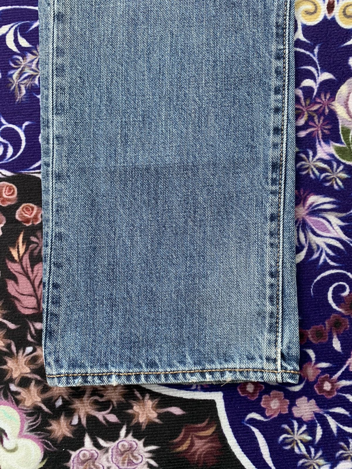 Levi's Levis 501 Faded Wash Denim Size US 33 - 3 Thumbnail