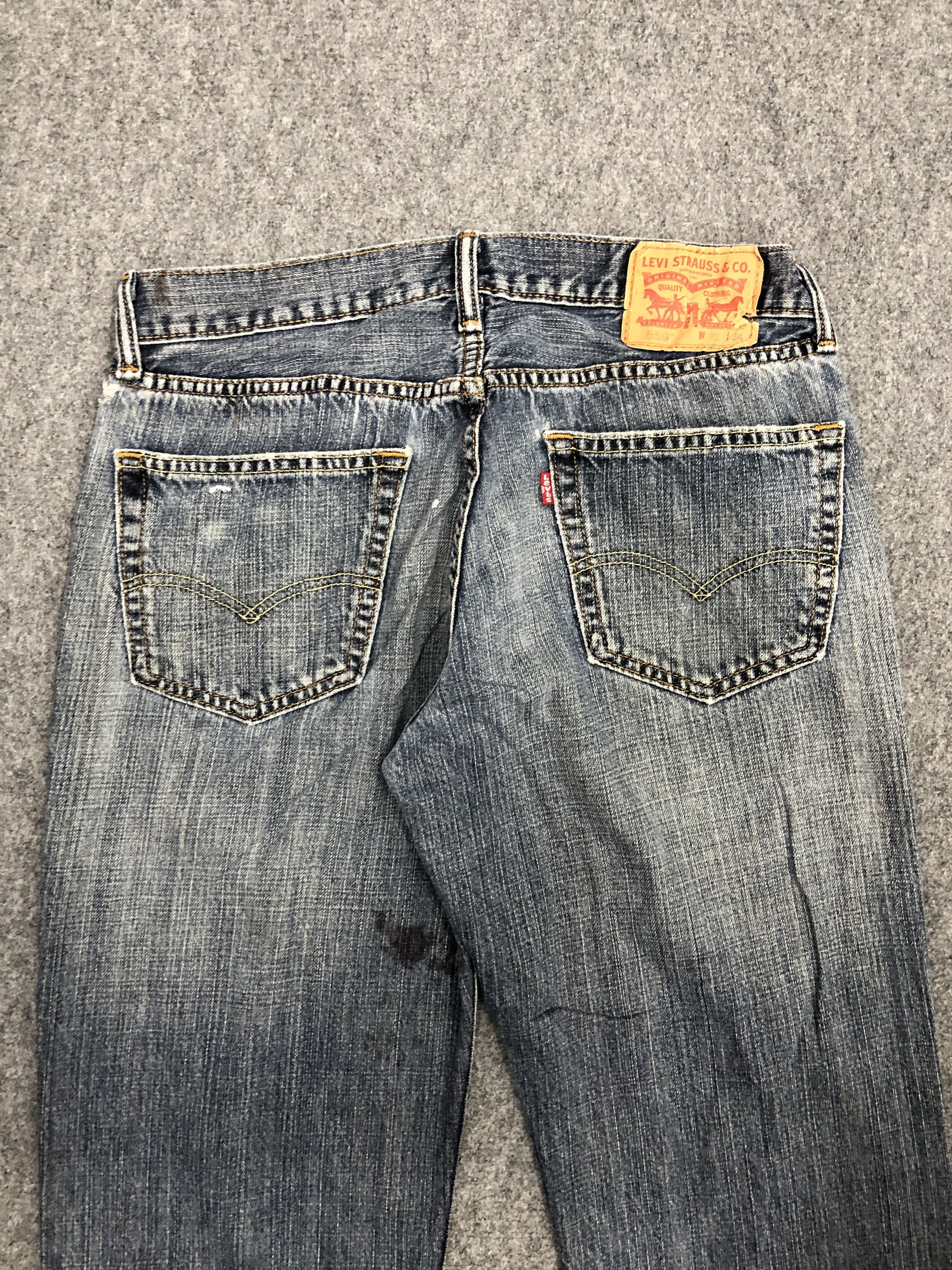 Levi's Vintage Levis 559 Sun Faded Denim DP1073 Size US 32 / EU 48 - 4 Thumbnail