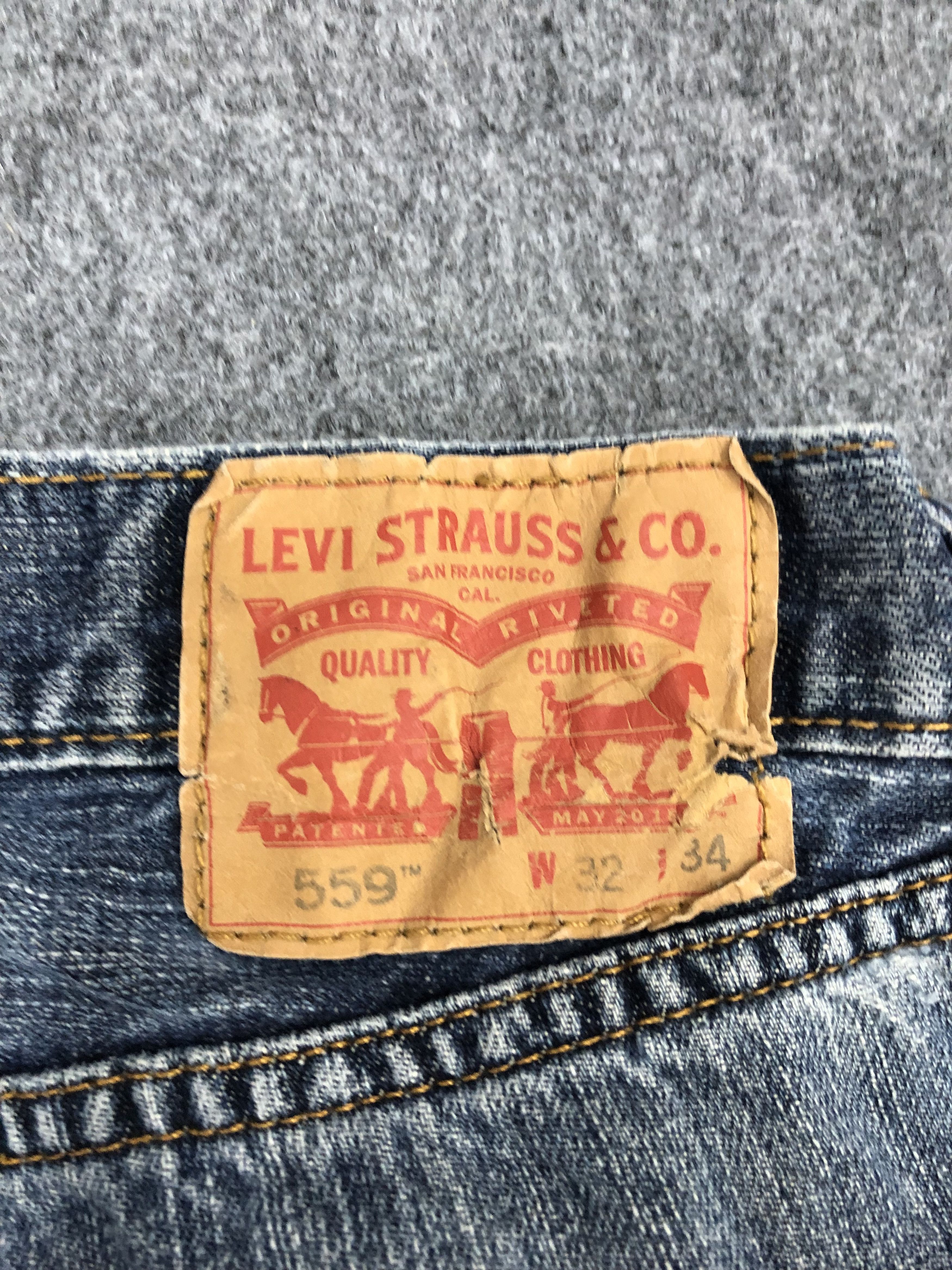 Levi's Vintage Levis 559 Sun Faded Denim DP1073 Size US 32 / EU 48 - 11 Thumbnail