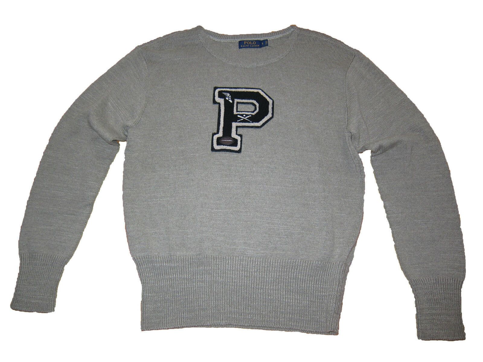 Polo Ralph Lauren Polo Ralph Lauren Track Football Varsity Patch P Sweater XL Size US XL / EU 56 / 4 - 1 Thumbnail