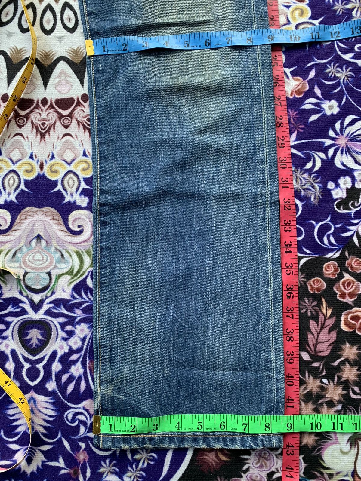 If Six Was Nine Vintage Levis 501 Faded Wash Denim Size US 32 / EU 48 - 13 Thumbnail