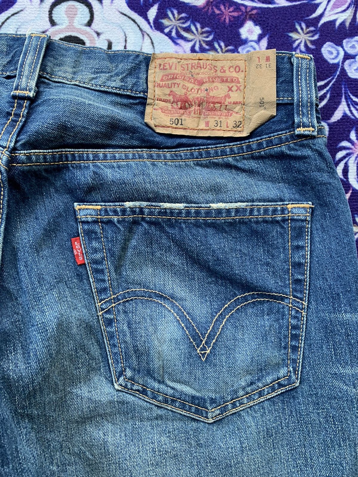 If Six Was Nine Vintage Levis 501 Faded Wash Denim Size US 32 / EU 48 - 12 Thumbnail
