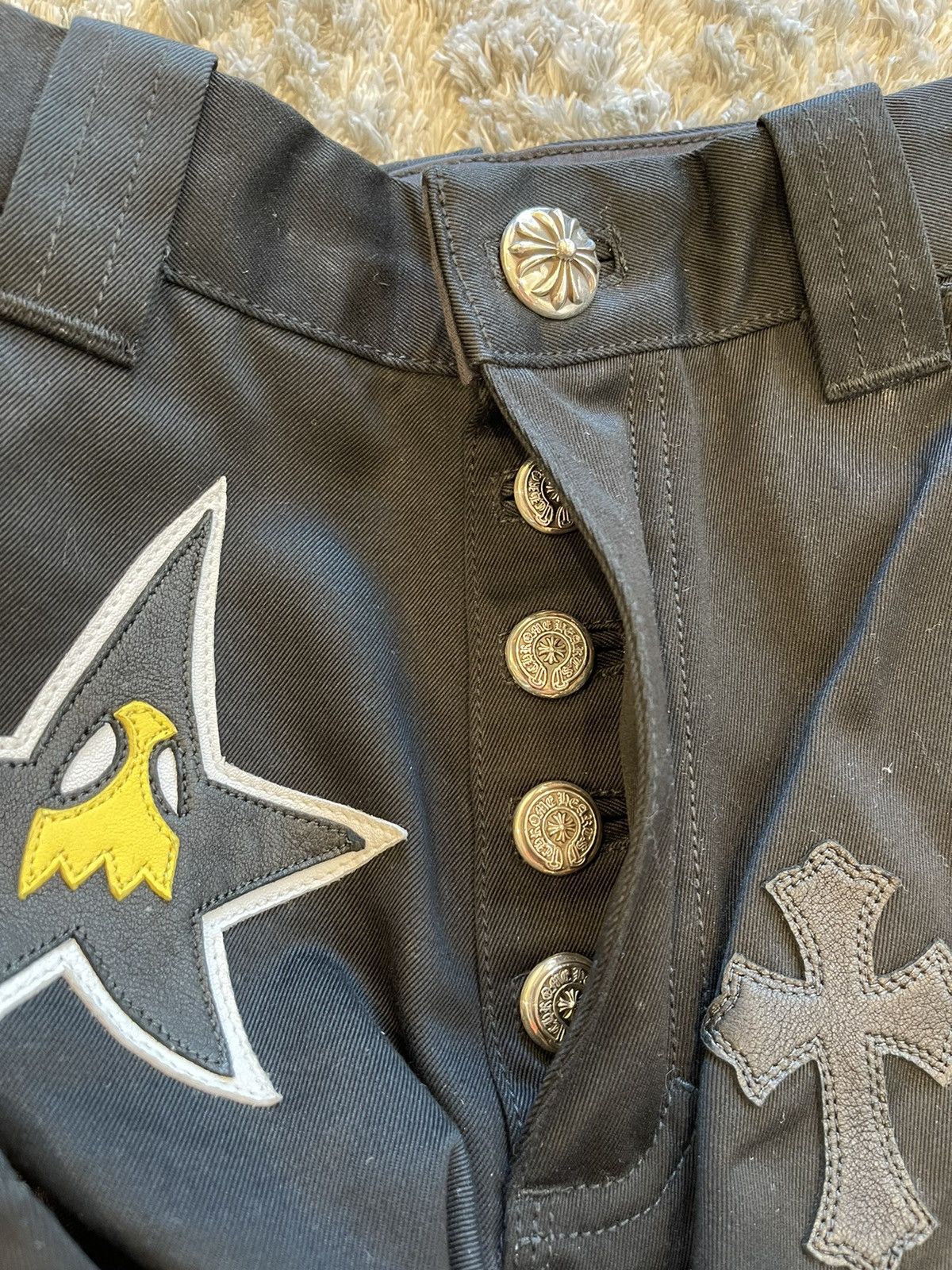 Chrome Hearts Chrome Hearts Mattyboy Patches Short Size US 27 - 6 Thumbnail