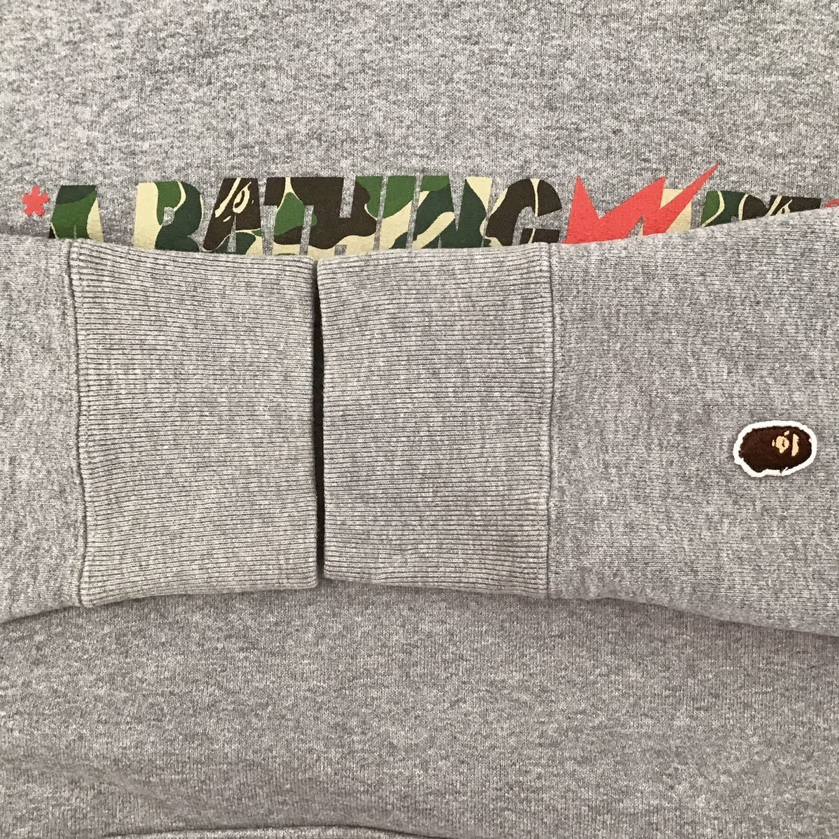 Bape BAPE ABC camo APE logo pullover hoodie gray Size US L / EU 52-54 / 3 - 5 Thumbnail