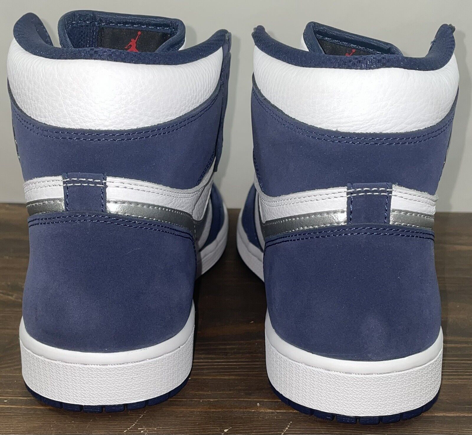 Jordan Brand Nike Jordan 1 Retro COJP Midnight Navy Size US 11.5 / EU 44-45 - 9 Thumbnail