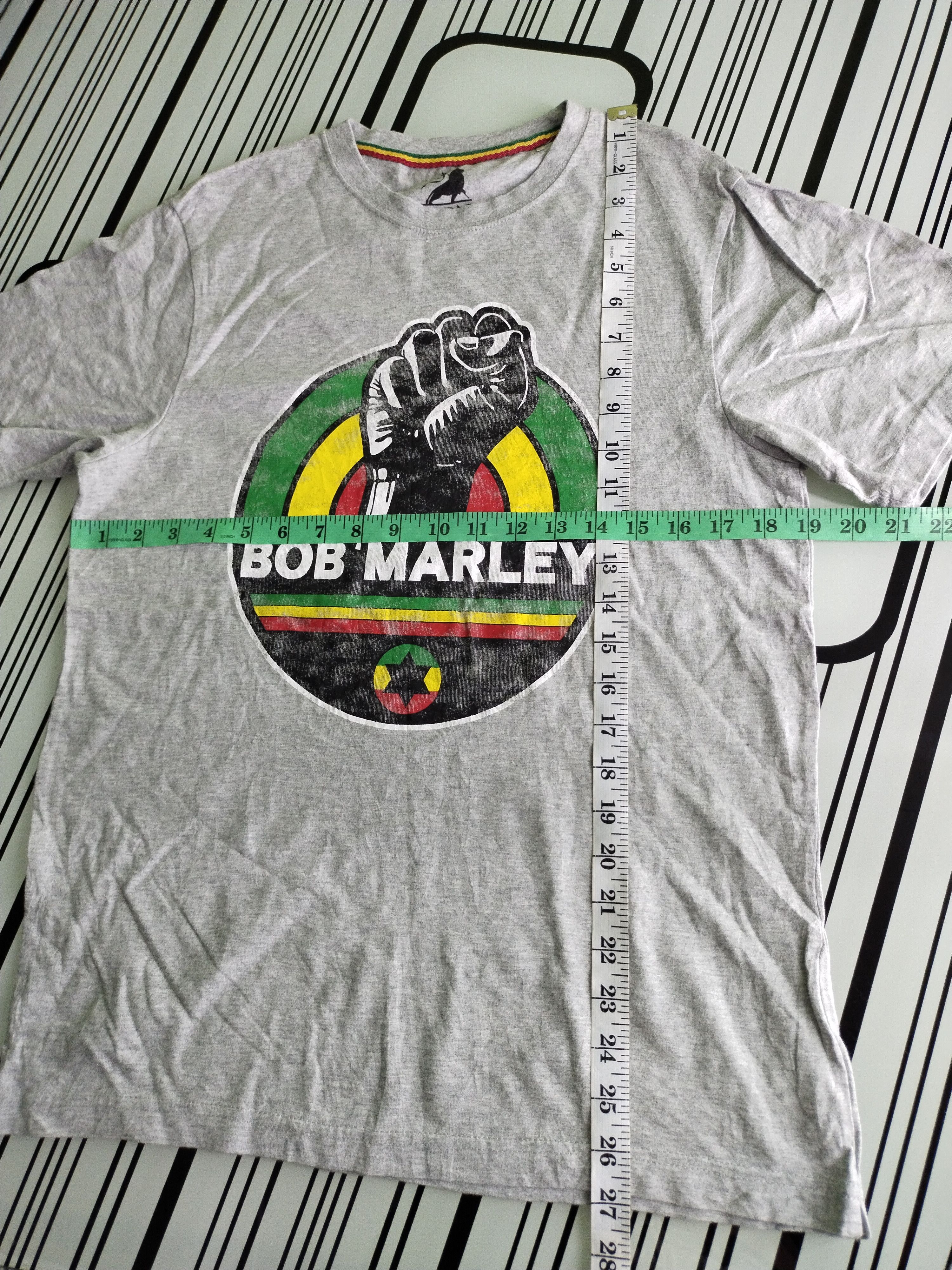 Band Tees × Bob Marley THE FLAG LOGO OF FIFTY SIX HOPE ROAD MUSIC TEE Size US M / EU 48-50 / 2 - 8 Thumbnail
