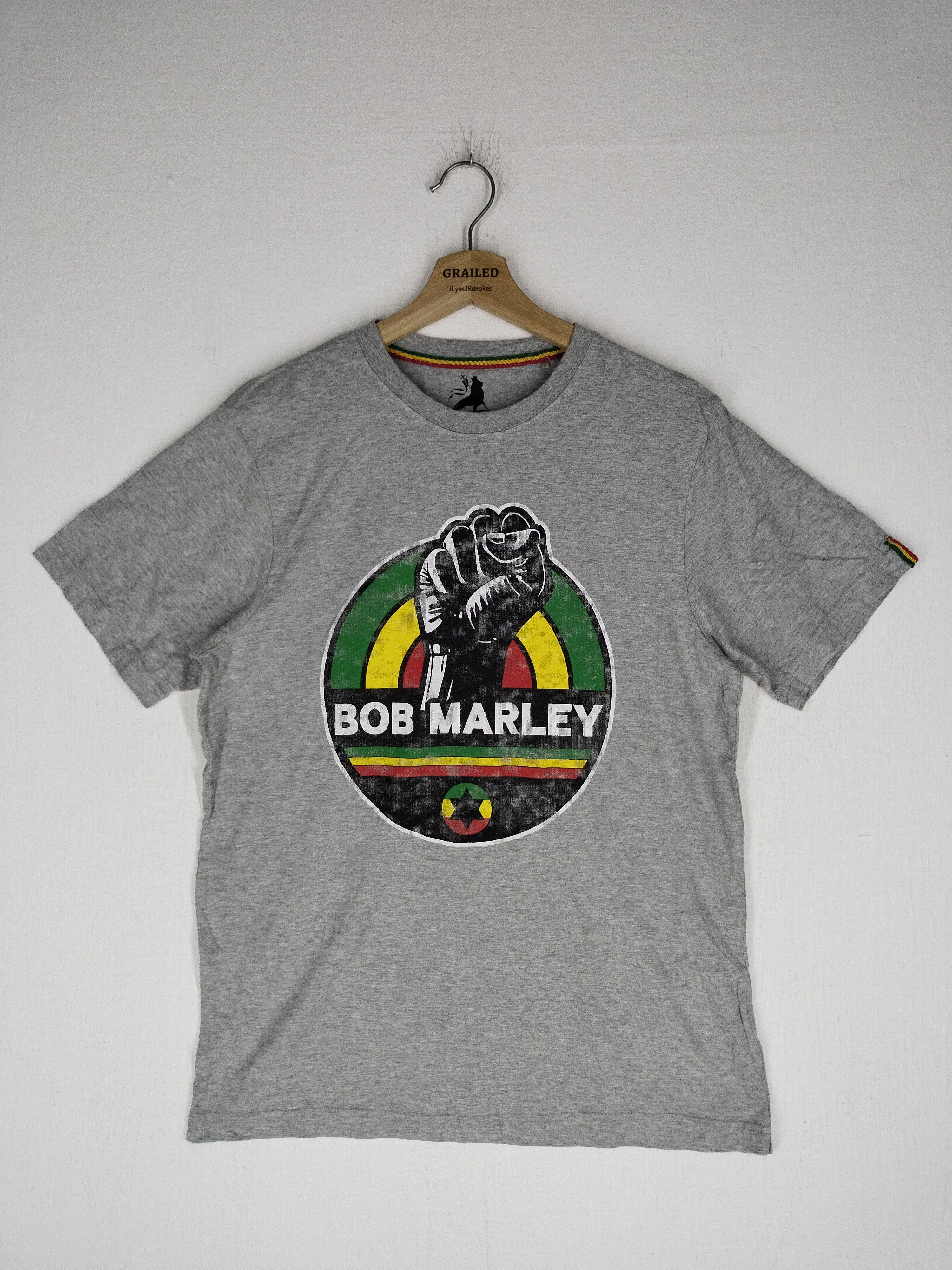 Band Tees × Bob Marley THE FLAG LOGO OF FIFTY SIX HOPE ROAD MUSIC TEE Size US M / EU 48-50 / 2 - 1 Thumbnail