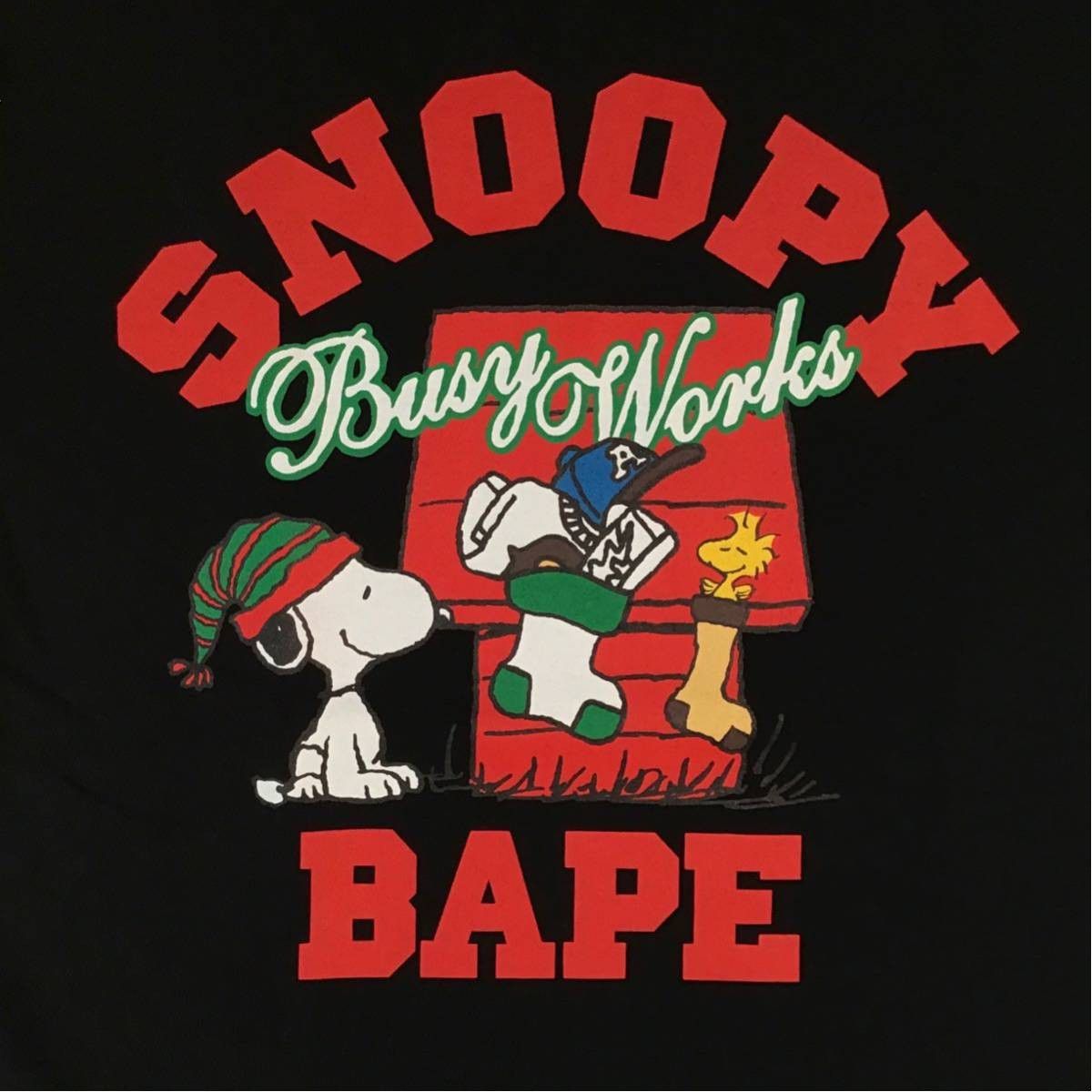 Bape × Peanuts BAPE × peanuts snoopy T-shirt Black a bathing ape Size US S / EU 44-46 / 1 - 2 Thumbnail
