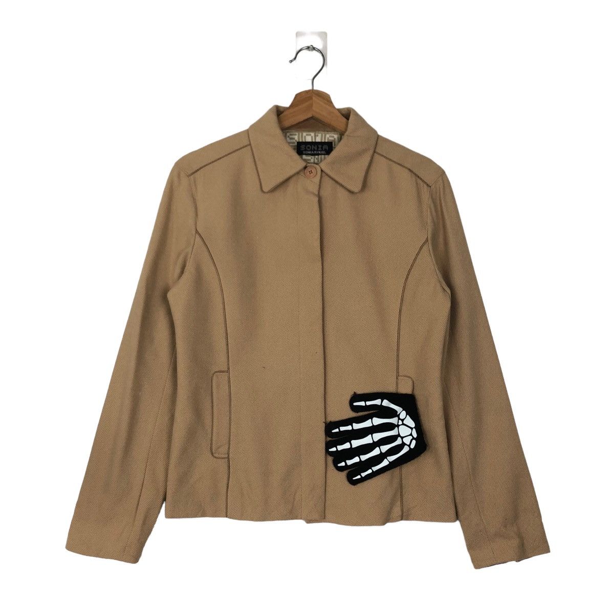 Vintage VINTAGE SONIA RYKIEL BUTTON JACKET Size M / US 6-8 / IT 42-44 - 1 Thumbnail