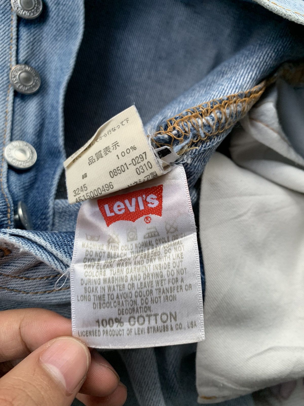 Levi's Vintage Levis 501 Distressed Denim Size US 32 / EU 48 - 7 Thumbnail