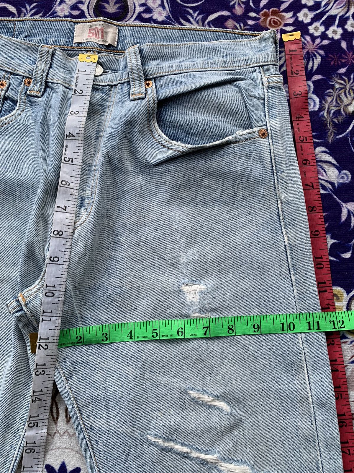 Levi's Vintage Levis 501 Distressed Denim Size US 32 / EU 48 - 15 Thumbnail