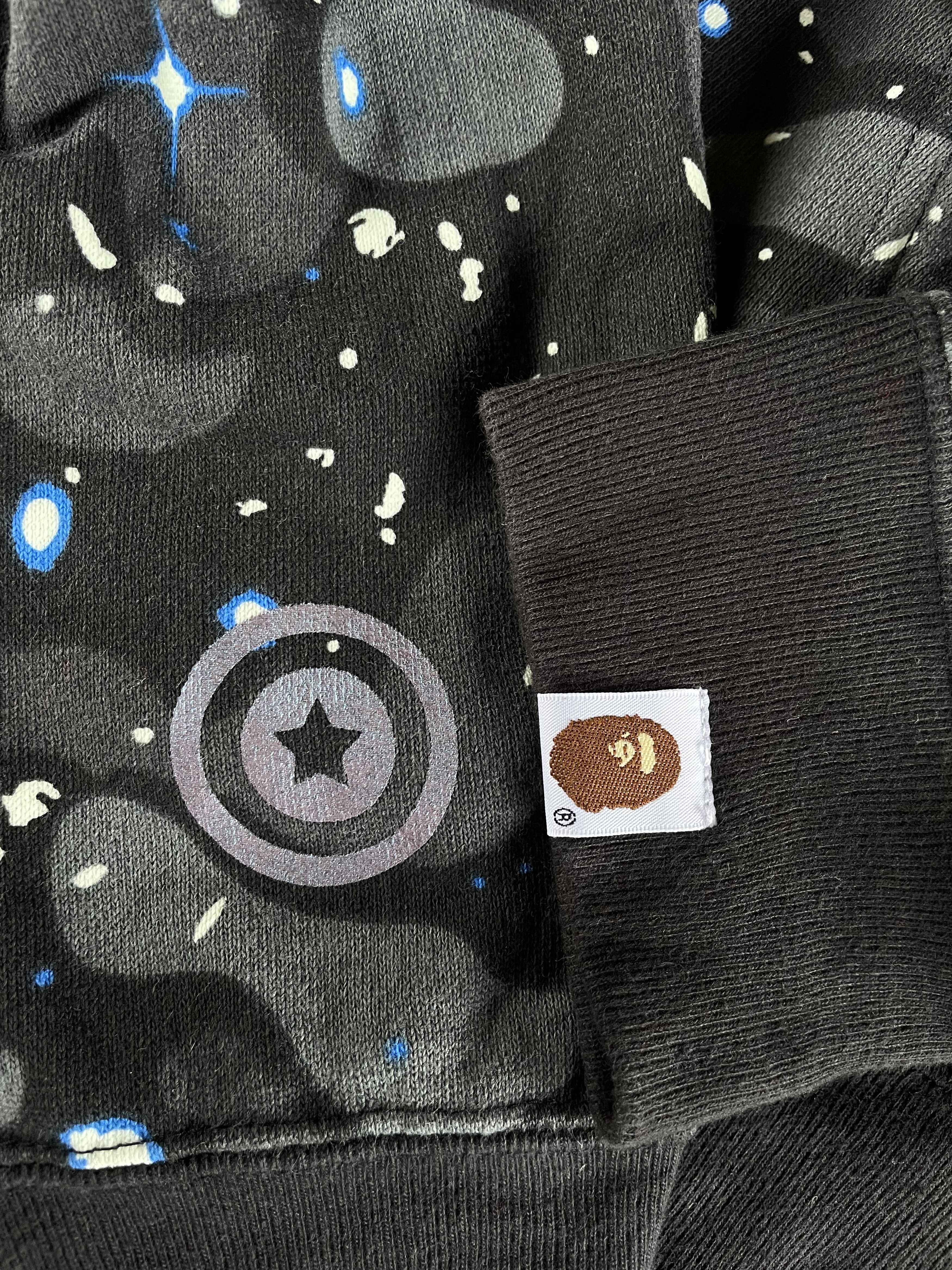 Bape Space Camo Shark Full Zip Hoodie Size S / US 4 / IT 40 - 8 Thumbnail