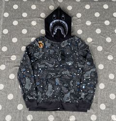 Bape Space Camo Shark Hoodie | Grailed