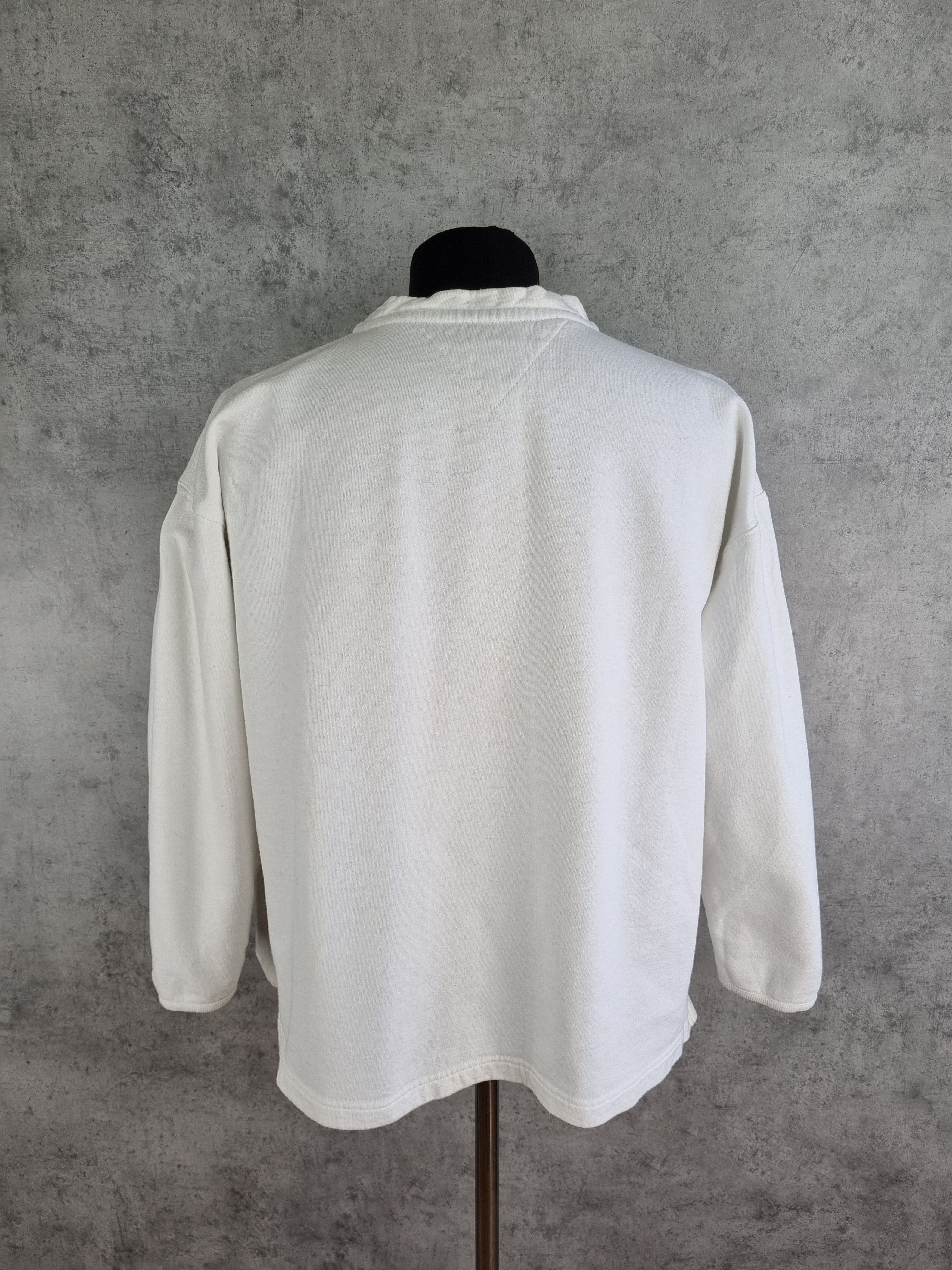 Tommy Hilfiger × Vintage 90s Vintage TOMMY Jeans Big Logo Boxy Sweatshirt Size US M / EU 48-50 / 2 - 5 Thumbnail