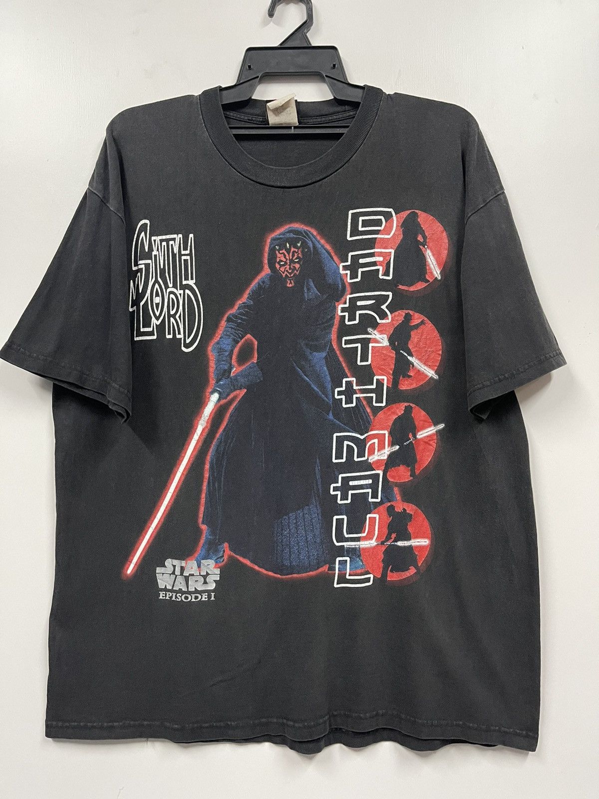 Vintage 90s Darth selling Maul Star Wars Movie t shirt