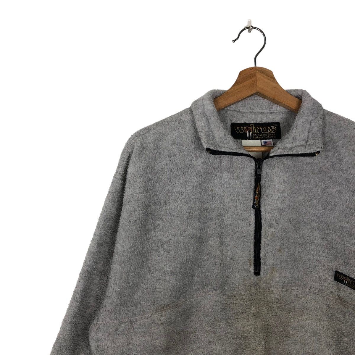 Japanese Brand VINTAGE FLEECE JACKET WOLRUS MADE IN USA WINTER WEAR Size US M / EU 48-50 / 2 - 6 Thumbnail