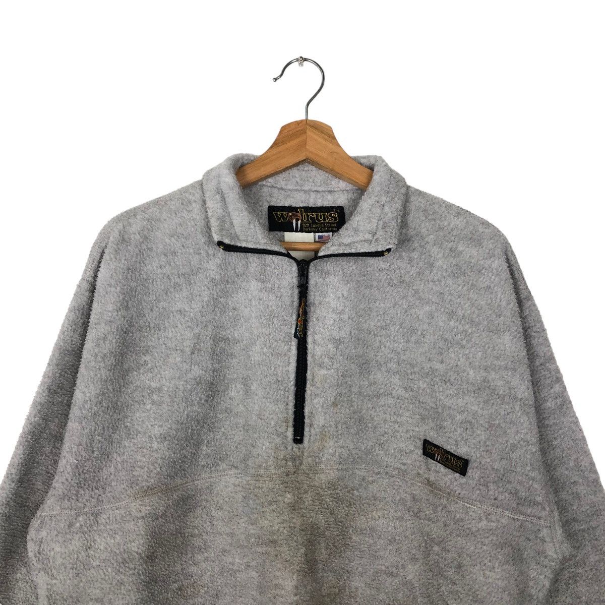 Japanese Brand VINTAGE FLEECE JACKET WOLRUS MADE IN USA WINTER WEAR Size US M / EU 48-50 / 2 - 2 Thumbnail