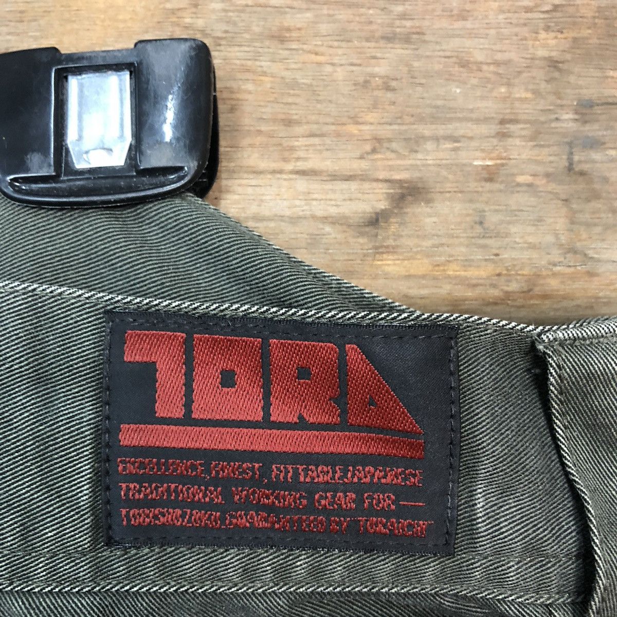 Faded Glory × Japanese Brand Tora Green Multipocket Tactical Cargo Pants #c961 Size US 37 - 12 Thumbnail