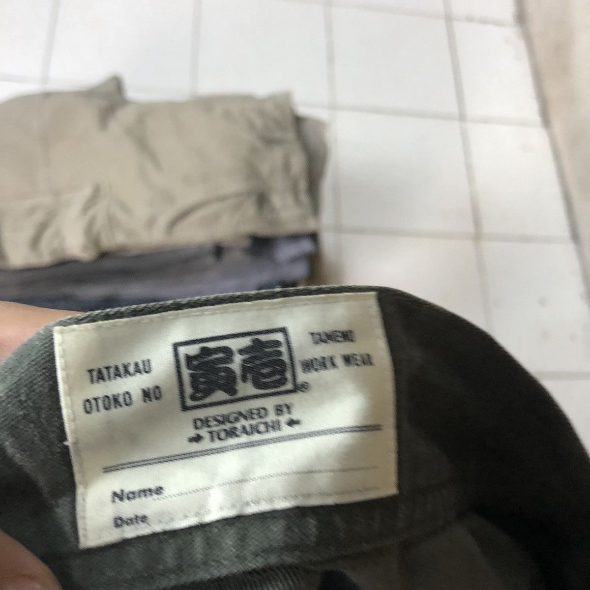 Faded Glory × Japanese Brand Tora Green Multipocket Tactical Cargo Pants #c961 Size US 37 - 13 Thumbnail