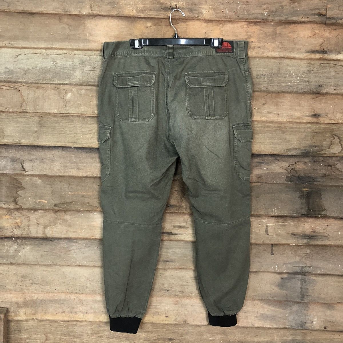 Faded Glory × Japanese Brand Tora Green Multipocket Tactical Cargo Pants #c961 Size US 37 - 9 Thumbnail