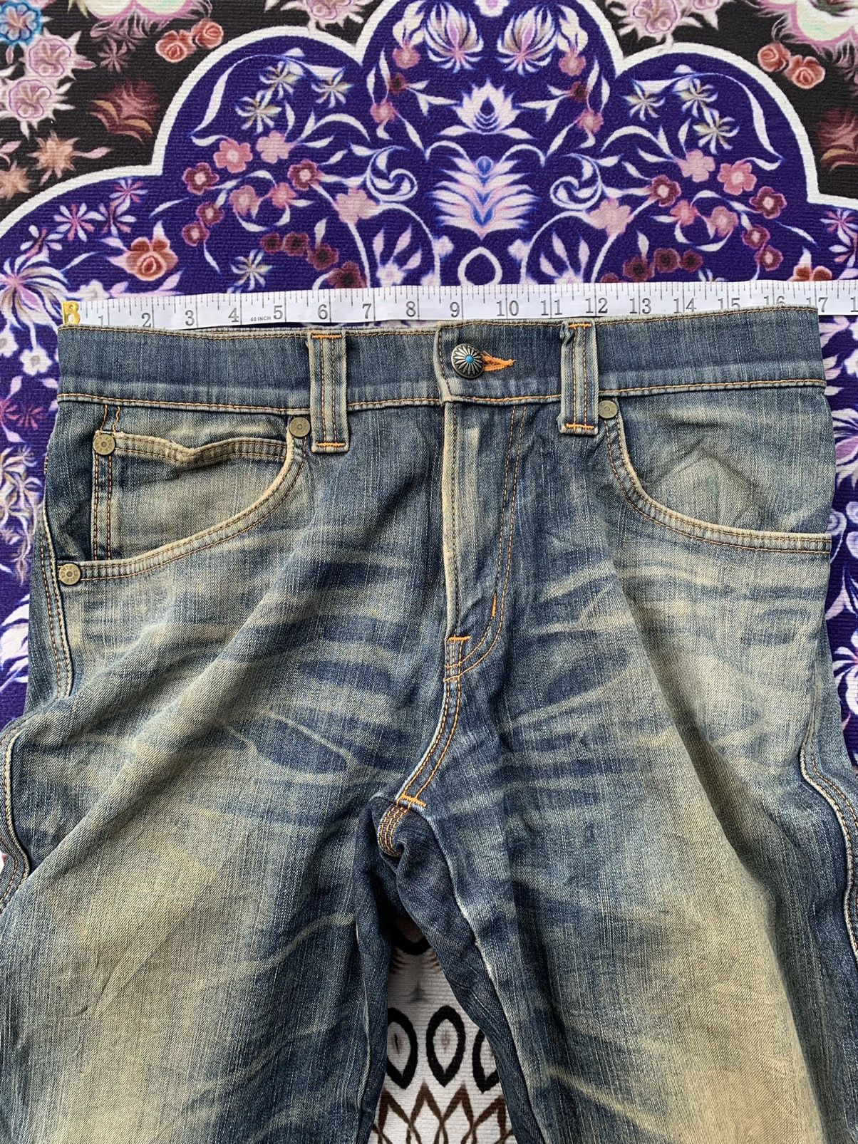 Edwin Vintage Edwin Blue Trip Distresed Faded Wash Denim Size US 34 / EU 50 - 14 Thumbnail