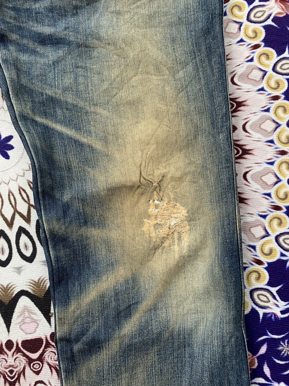 Edwin Vintage Edwin Blue Trip Distresed Faded Wash Denim Size US 34 / EU 50 - 3 Thumbnail