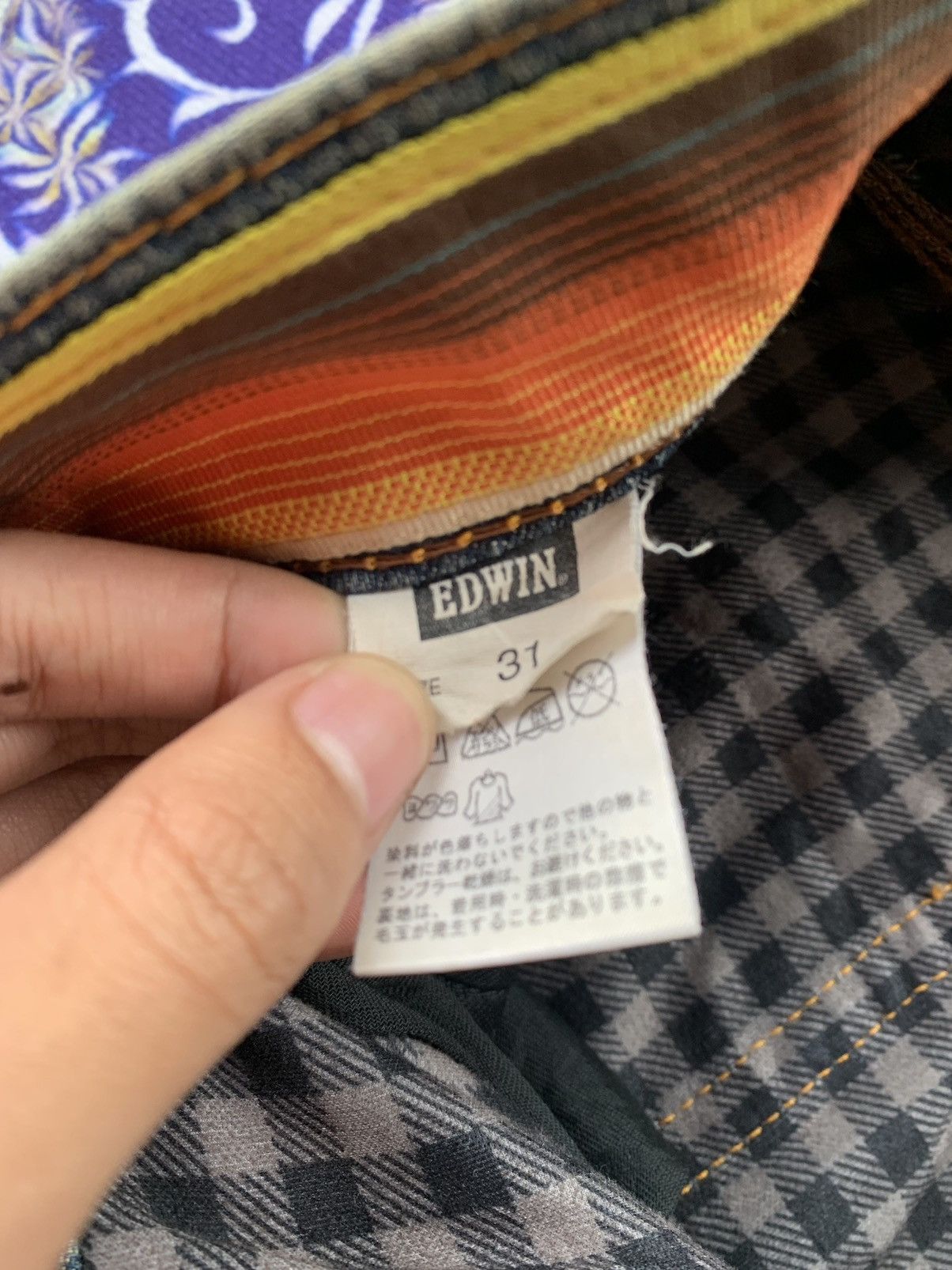 Edwin Vintage Edwin Blue Trip Distresed Faded Wash Denim Size US 34 / EU 50 - 5 Thumbnail