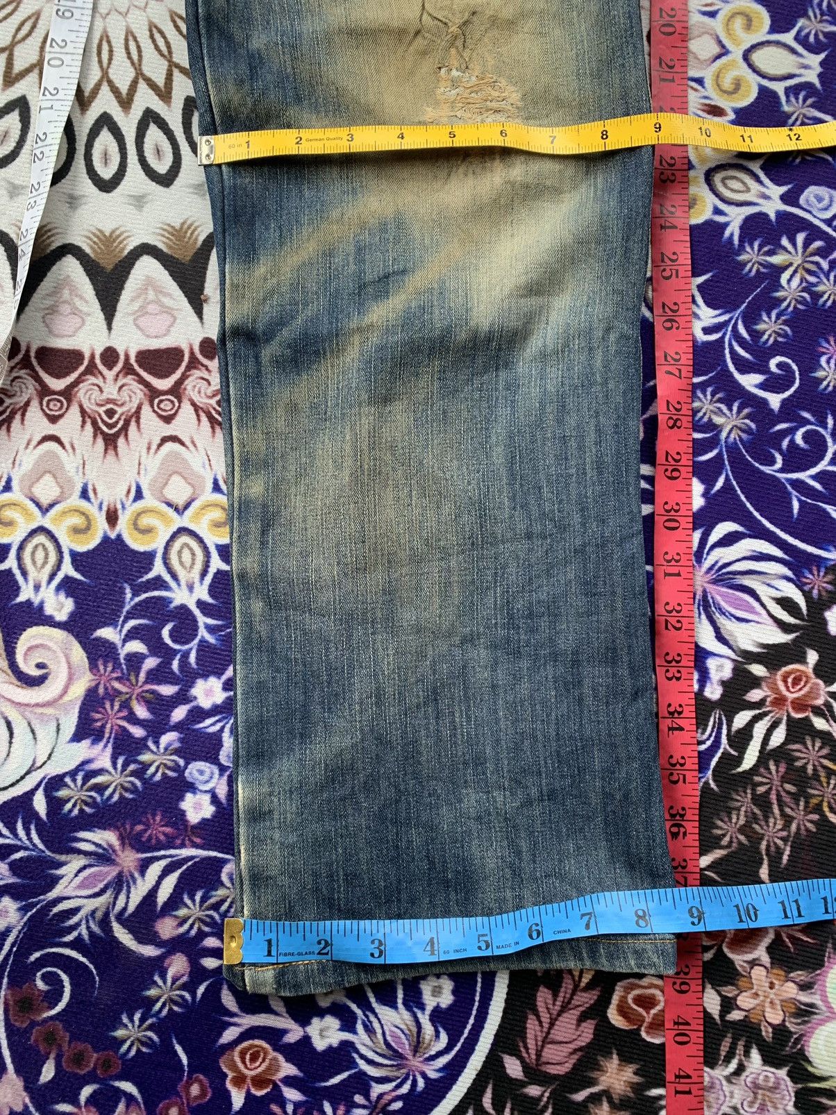 Edwin Vintage Edwin Blue Trip Distresed Faded Wash Denim Size US 34 / EU 50 - 12 Thumbnail
