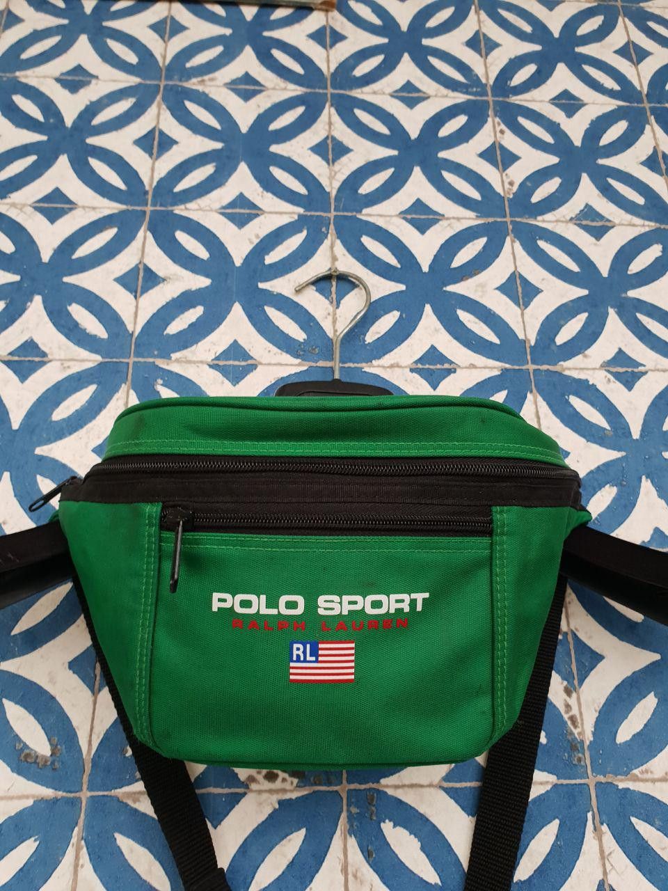 Polo Ralph Lauren × Ralph Lauren × Vintage Rare Green Polo Sport Fanny Bag Ralph Lauren Size ONE SIZE - 2 Thumbnail