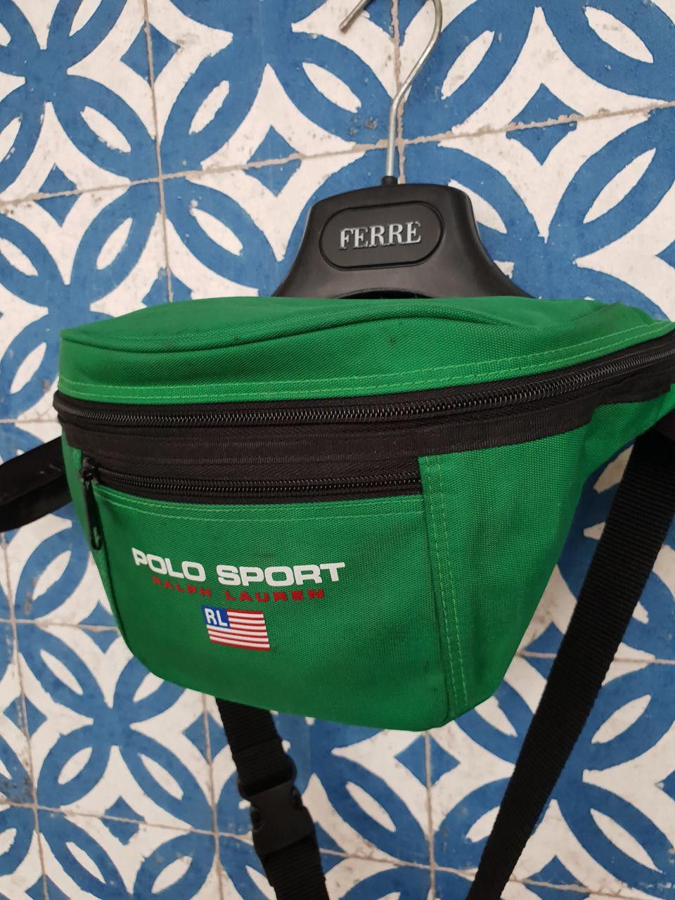 Polo Ralph Lauren × Ralph Lauren × Vintage Rare Green Polo Sport Fanny Bag Ralph Lauren Size ONE SIZE - 3 Thumbnail