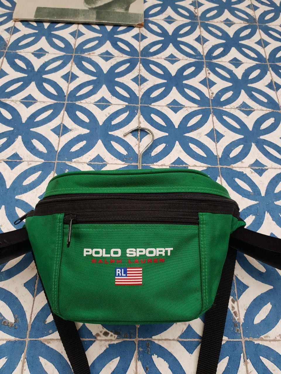Polo Ralph Lauren × Ralph Lauren × Vintage Rare Green Polo Sport Fanny Bag Ralph Lauren Size ONE SIZE - 1 Thumbnail