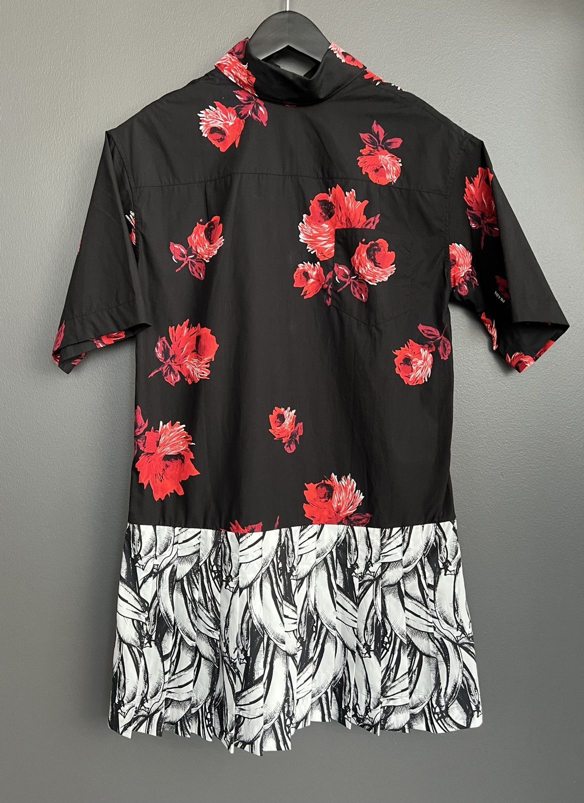 Prada Prada Split Banana Floral Print Pleated Dress Size US S / EU 44-46 / 1 - 2 Thumbnail