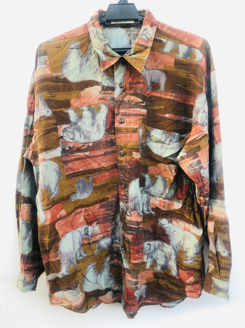 image of Vintage Piasport Polar Bear Japanese Designer Fashion Style, Men's (Size XL)
