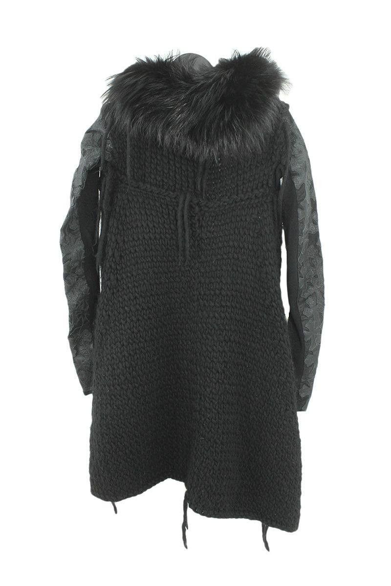 Chrome Hearts × Rick Owens 1/1 Rick owens Chrome Hearts Fur Collar Cardigan Size US S / EU 44-46 / 1 - 2 Thumbnail