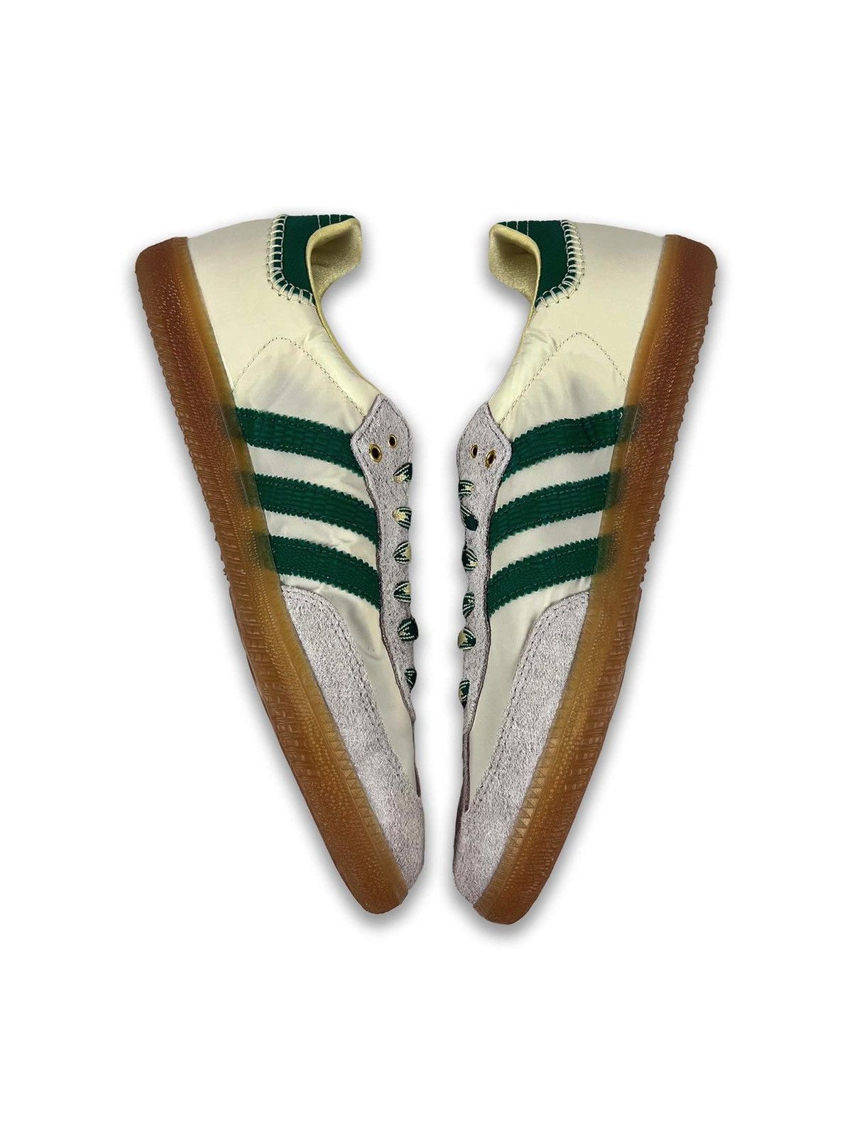 Adidas × Wales Bonner Wales Bonner Adidas Samba Cream White Bold Green 4 Size US 5 / EU 37 - 3 Thumbnail