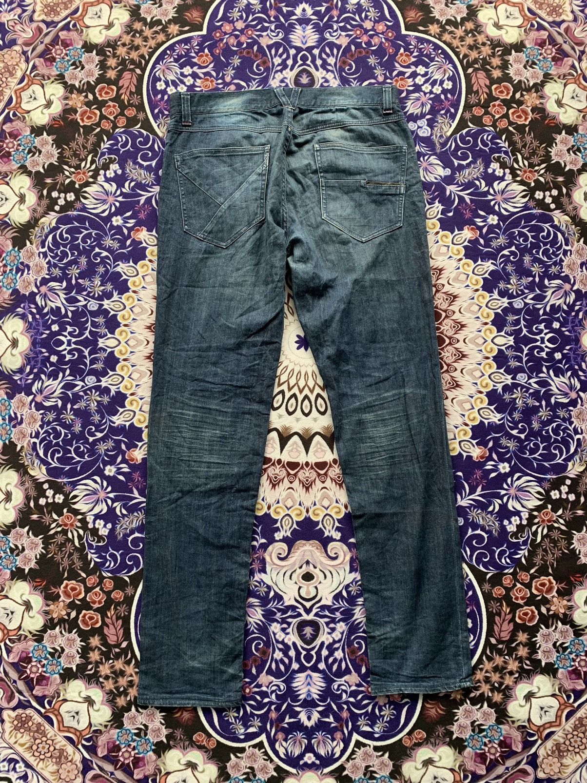 If Six Was Nine Semantic Design Faded Wash Denim Size US 35 - 5 Thumbnail