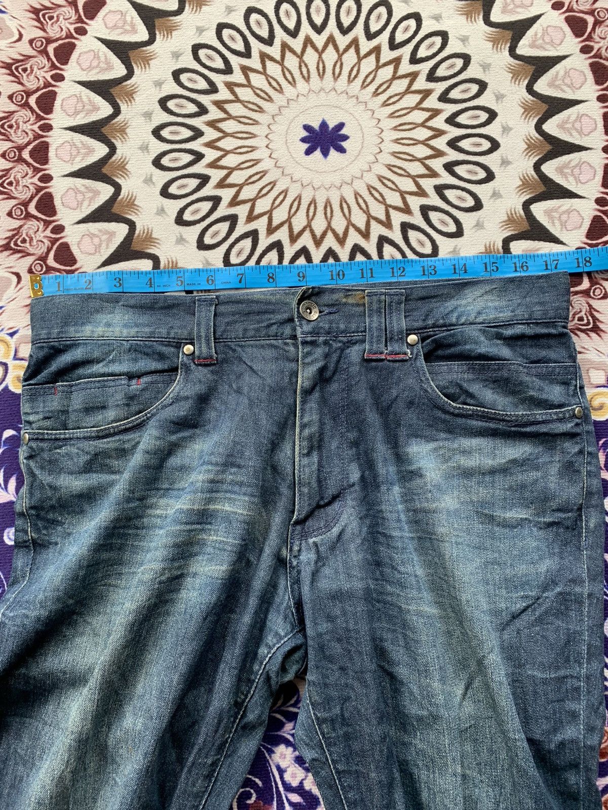 If Six Was Nine Semantic Design Faded Wash Denim Size US 35 - 9 Thumbnail